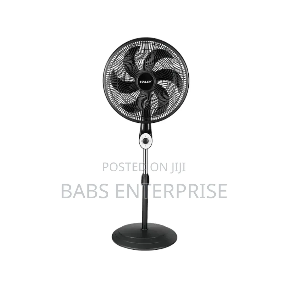 Haley 18 Standing Fan 6 Blade Black 3 in 1