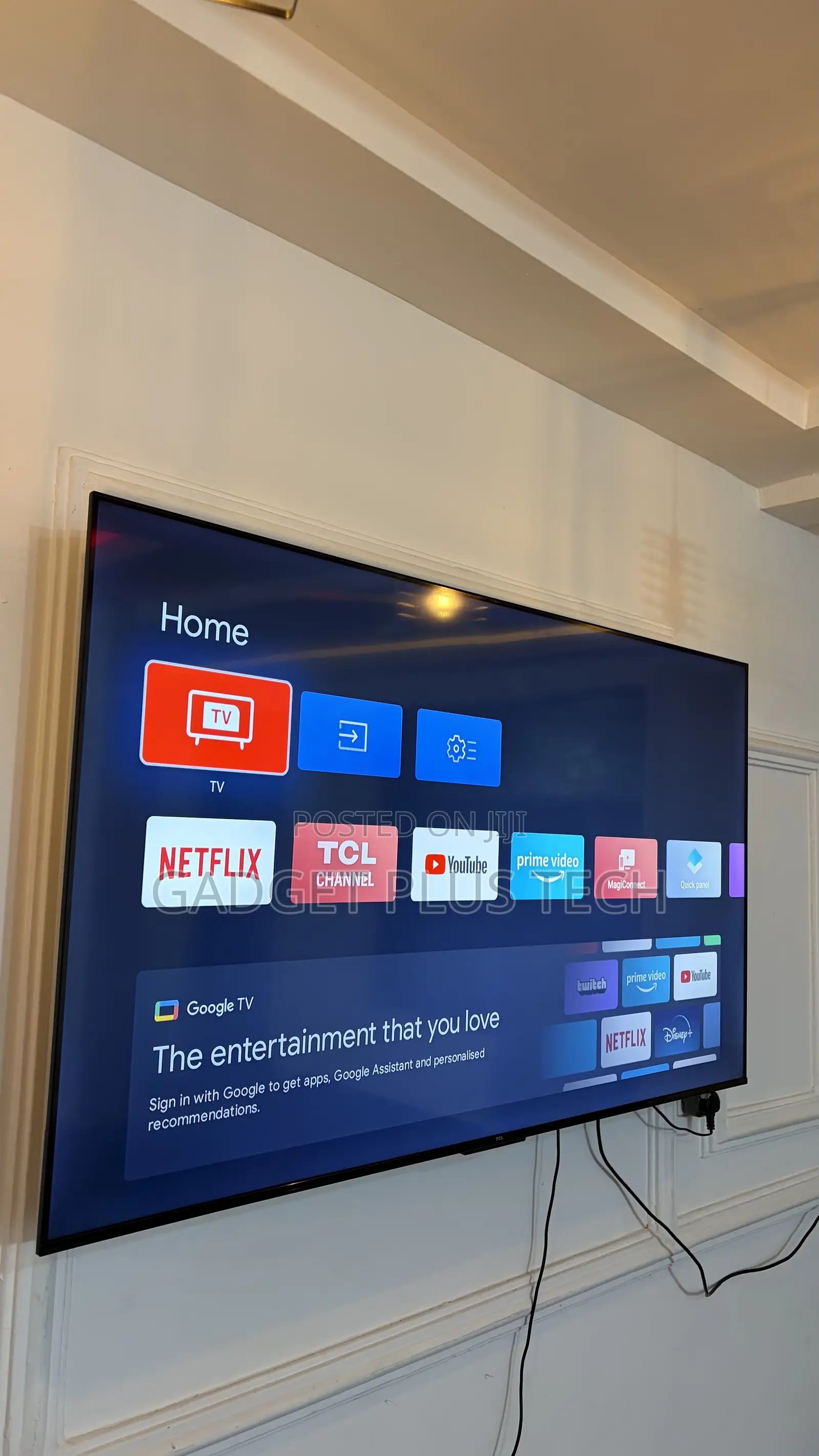 2026 55” TCL 4K Google TV (Europe Standard)