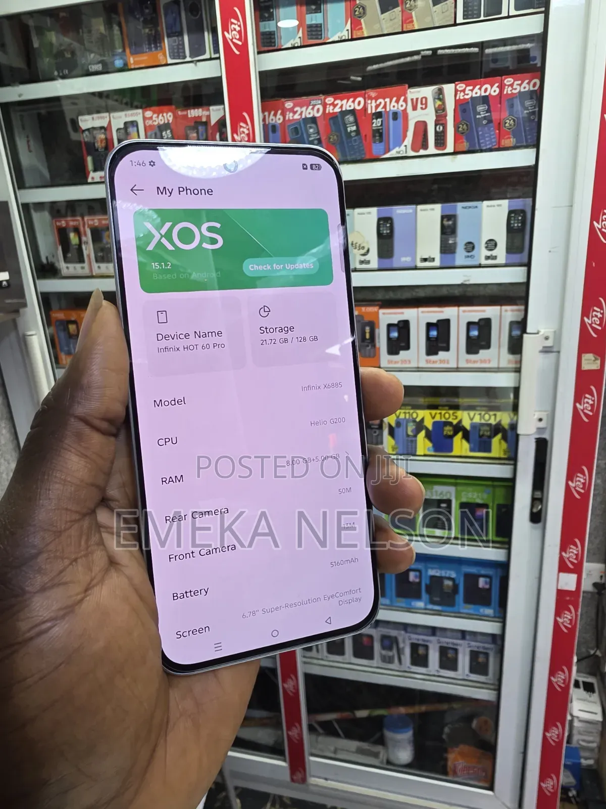 Infinix Hot 60 Pro 128 GB Graphite