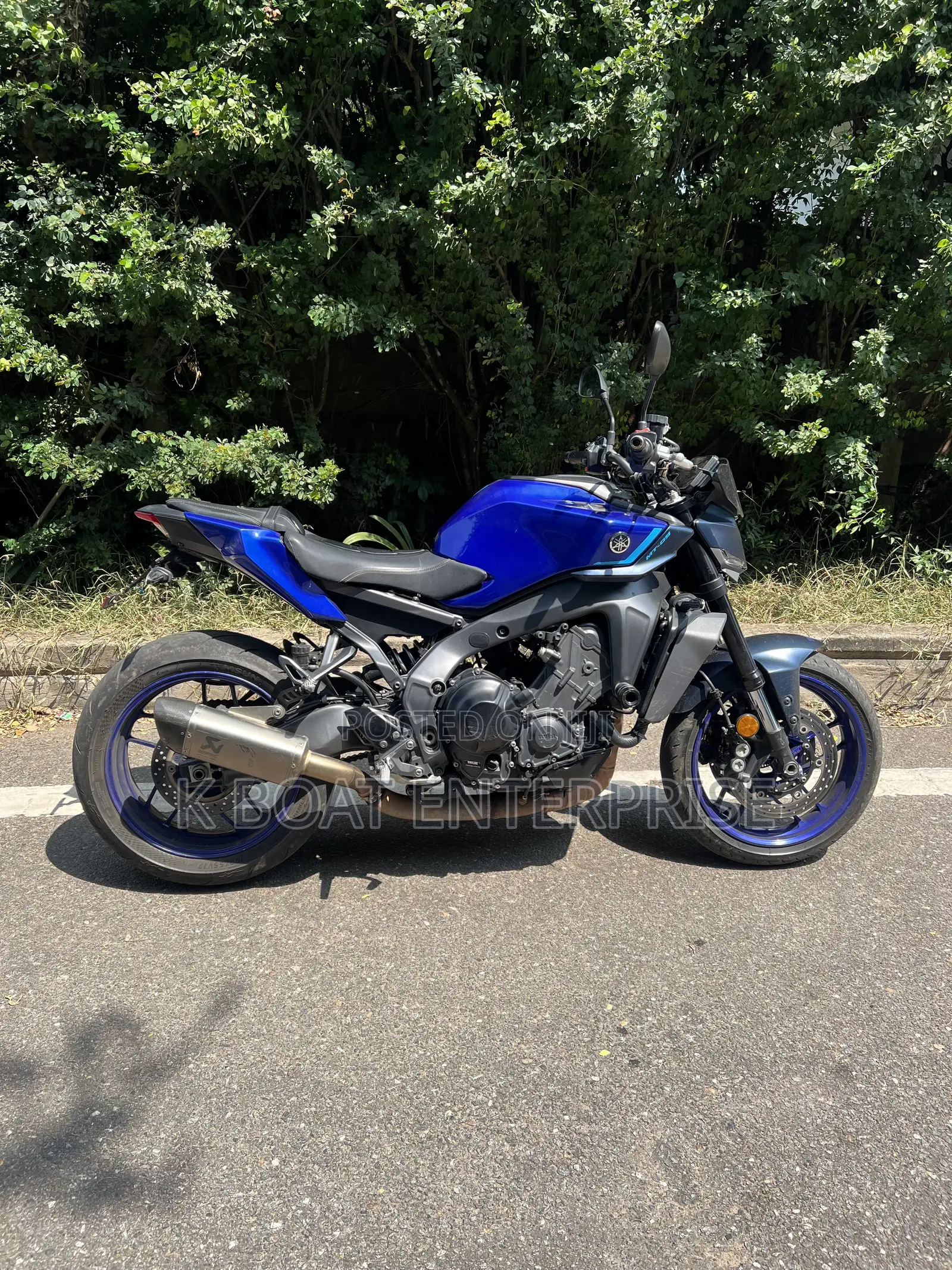 Yamaha MT-07 2025 Blue