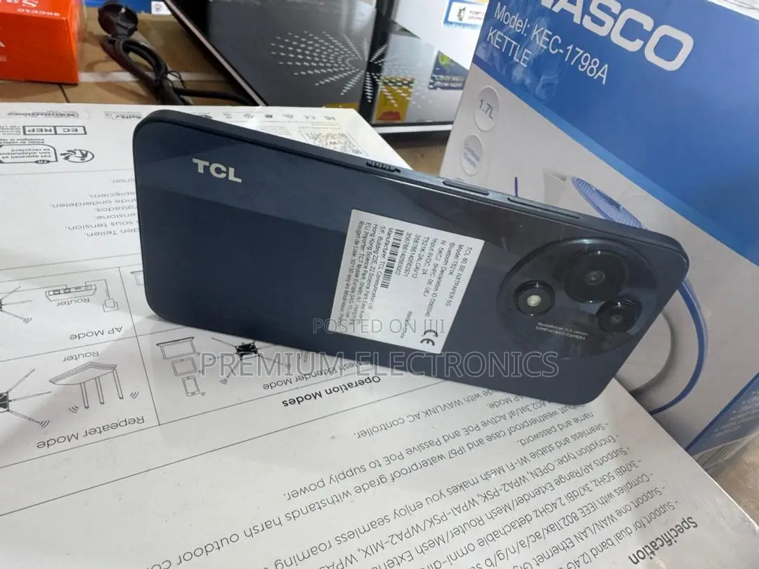 New TCL 60 Se NxtPaper 5G 256 GB Black