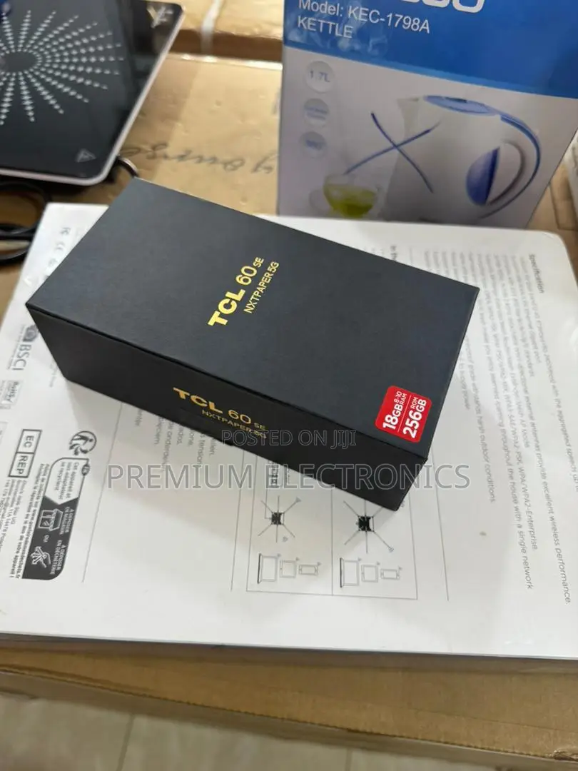 New TCL 60 Se NxtPaper 5G 256 GB Black
