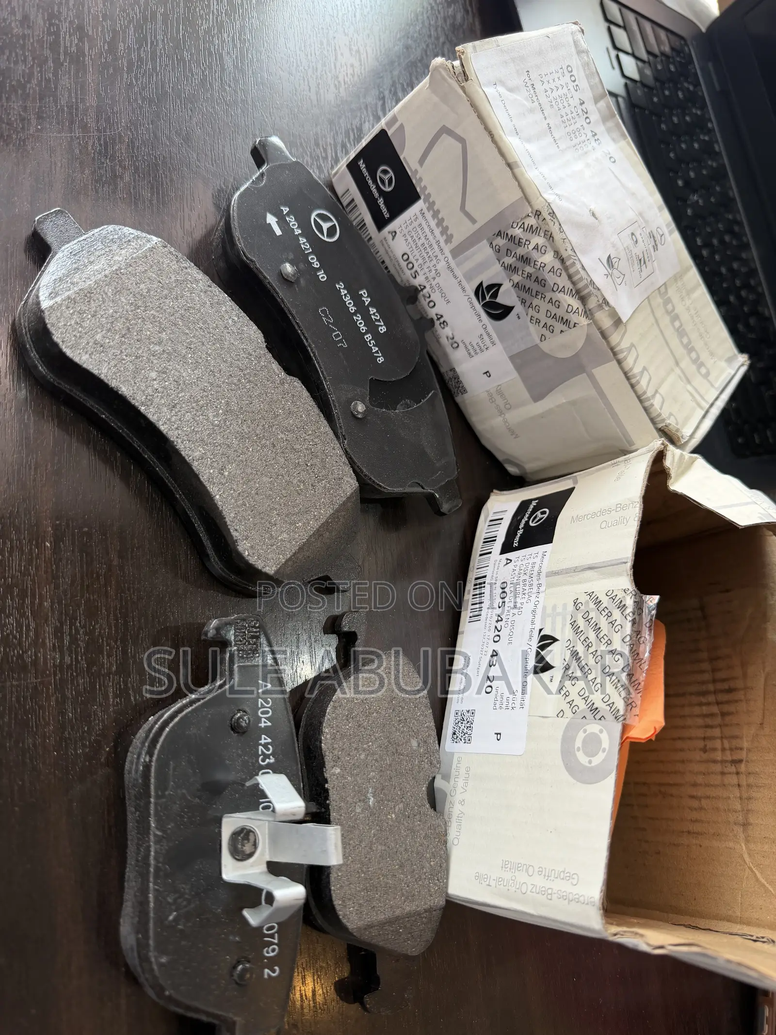 Front and Back Brakes Pads