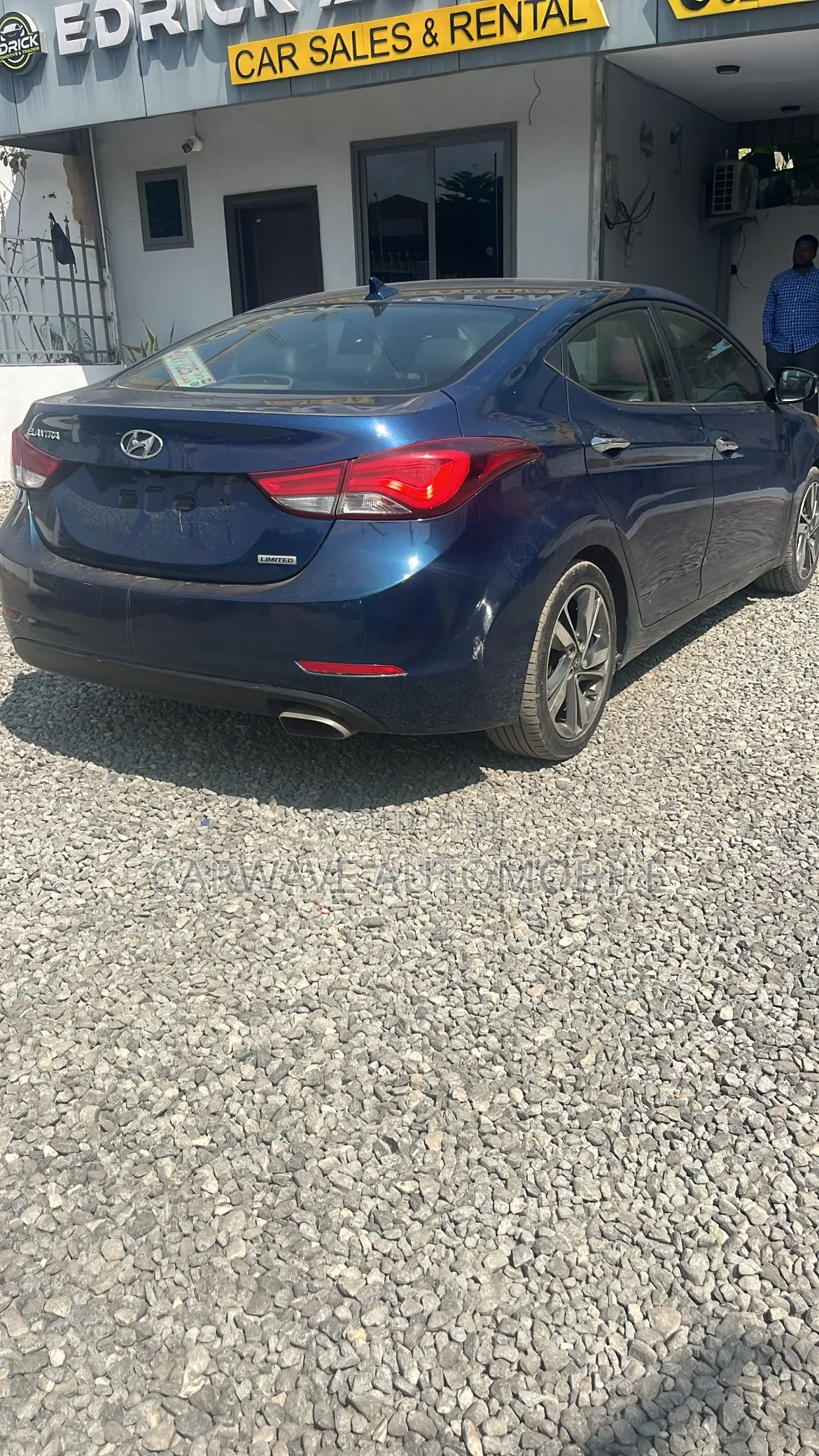 Hyundai Elantra Limited PZEV 4dr Sedan (1.8L 4cyl 6A) 2015 Blue