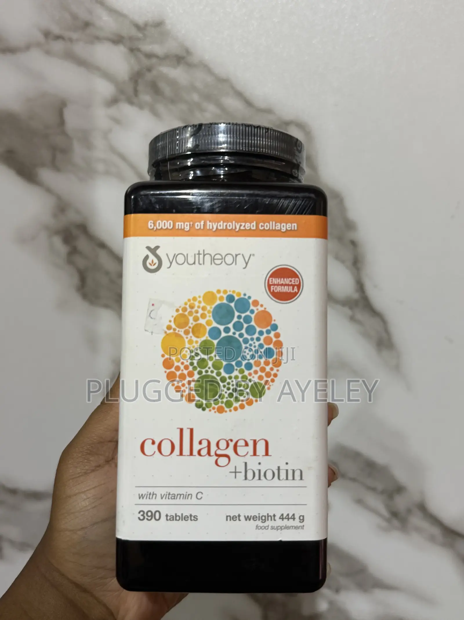 Youtheory Collagen&biotin 390 Tablets