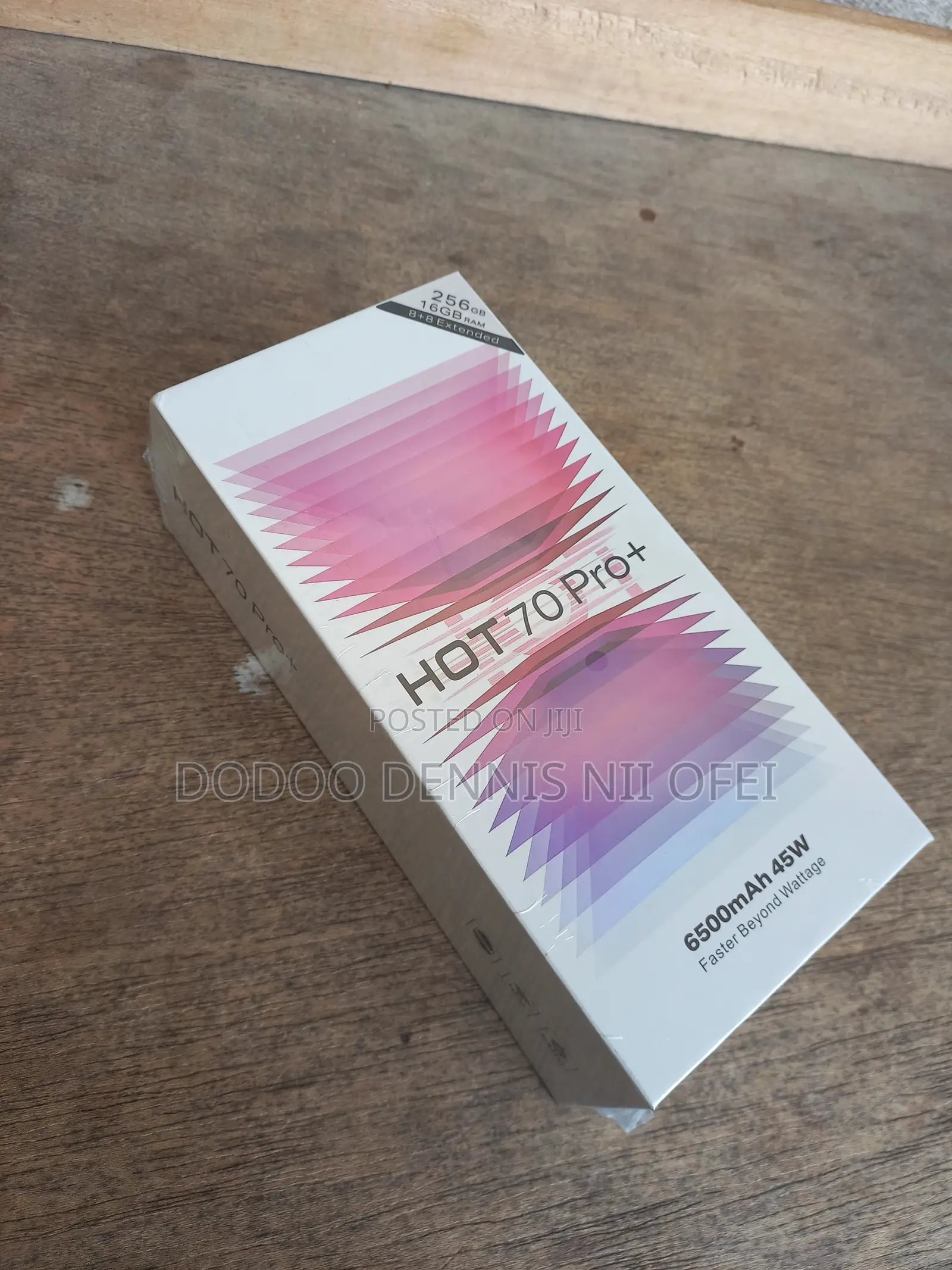New Infinix Hot 70 Pro 5G+ 256 GB Black