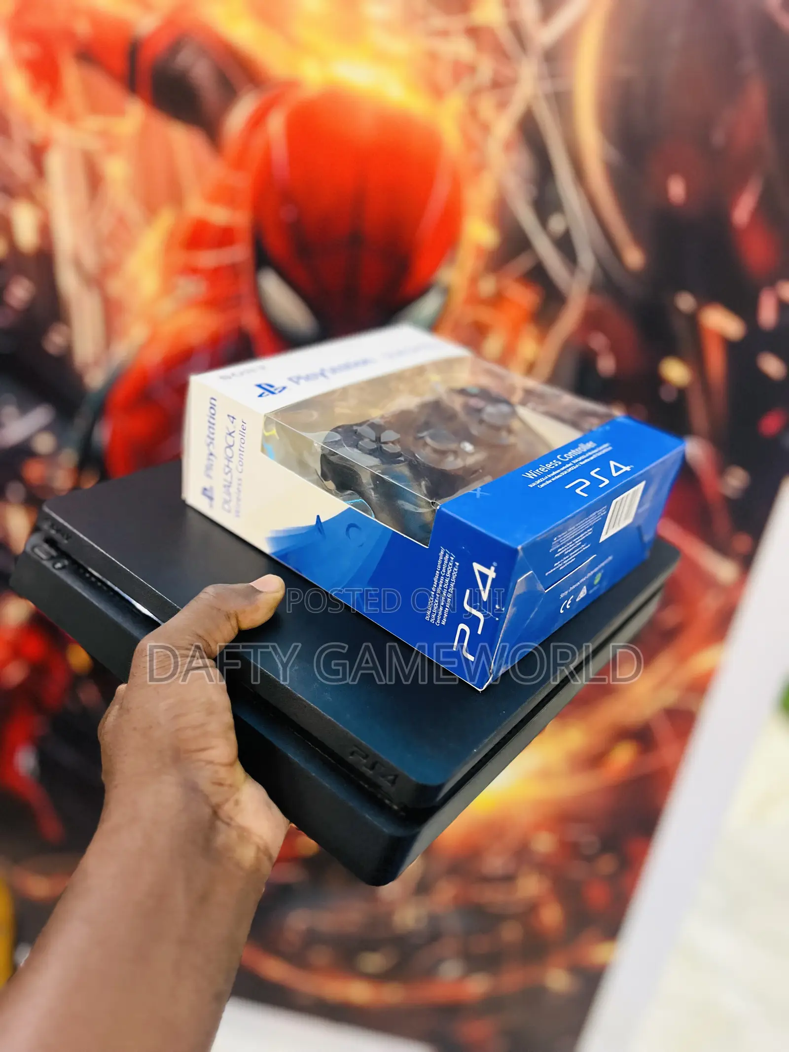 Ps4 Slim With Loaded Games and 2 Controllers