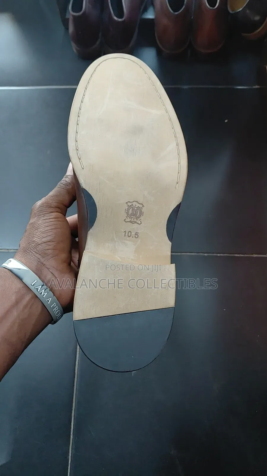 Joseph Abboud Double Monkstrap Brown Shoes 43.5