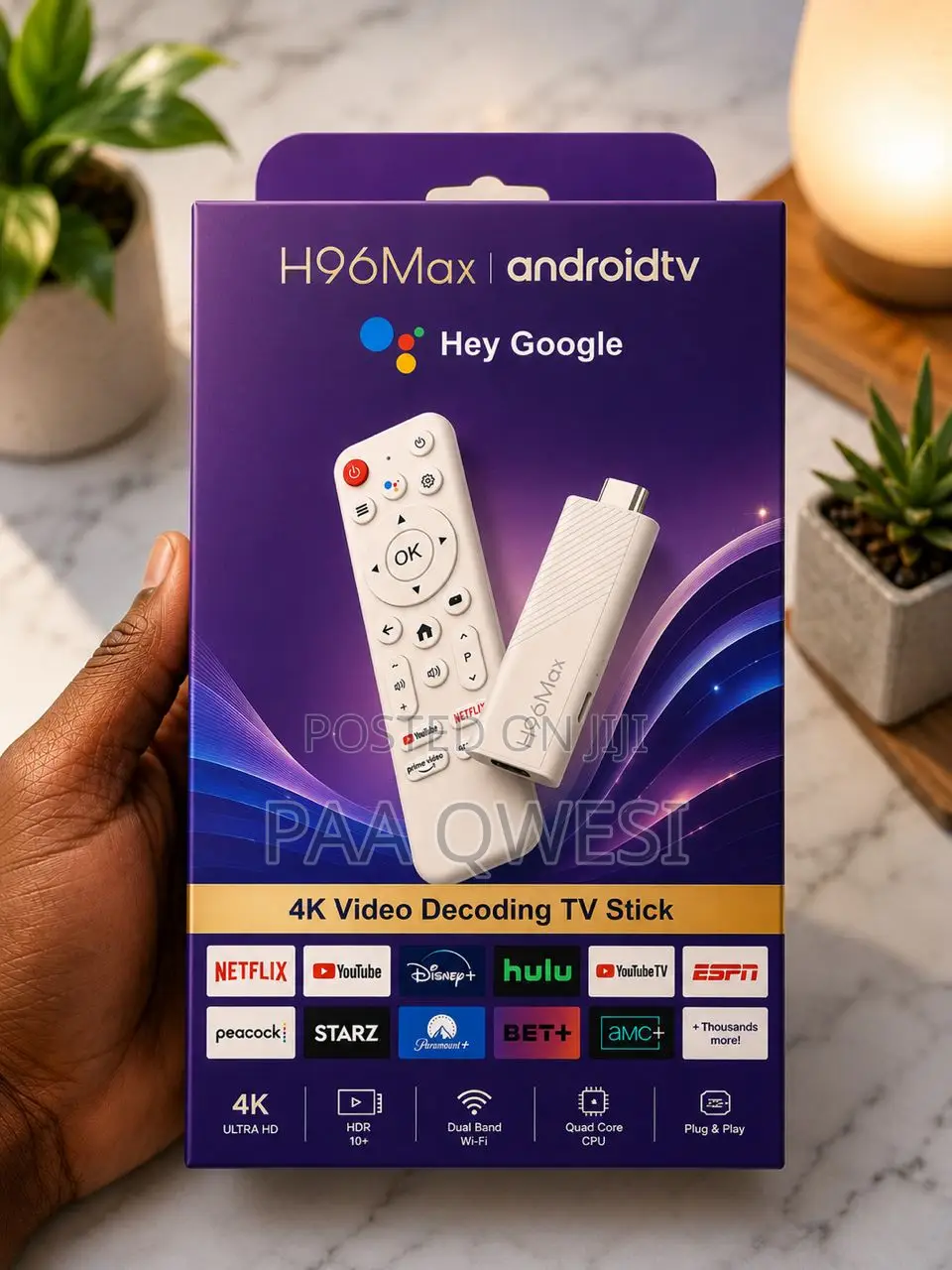 H96 Max 4K Android TV Box Smart TV Stick