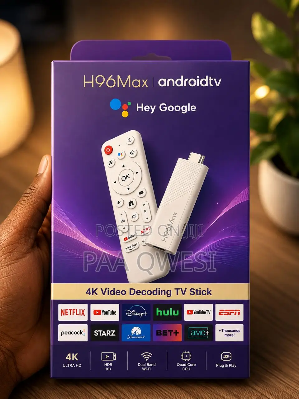 H96 Max 4K Android TV Box Smart TV Stick