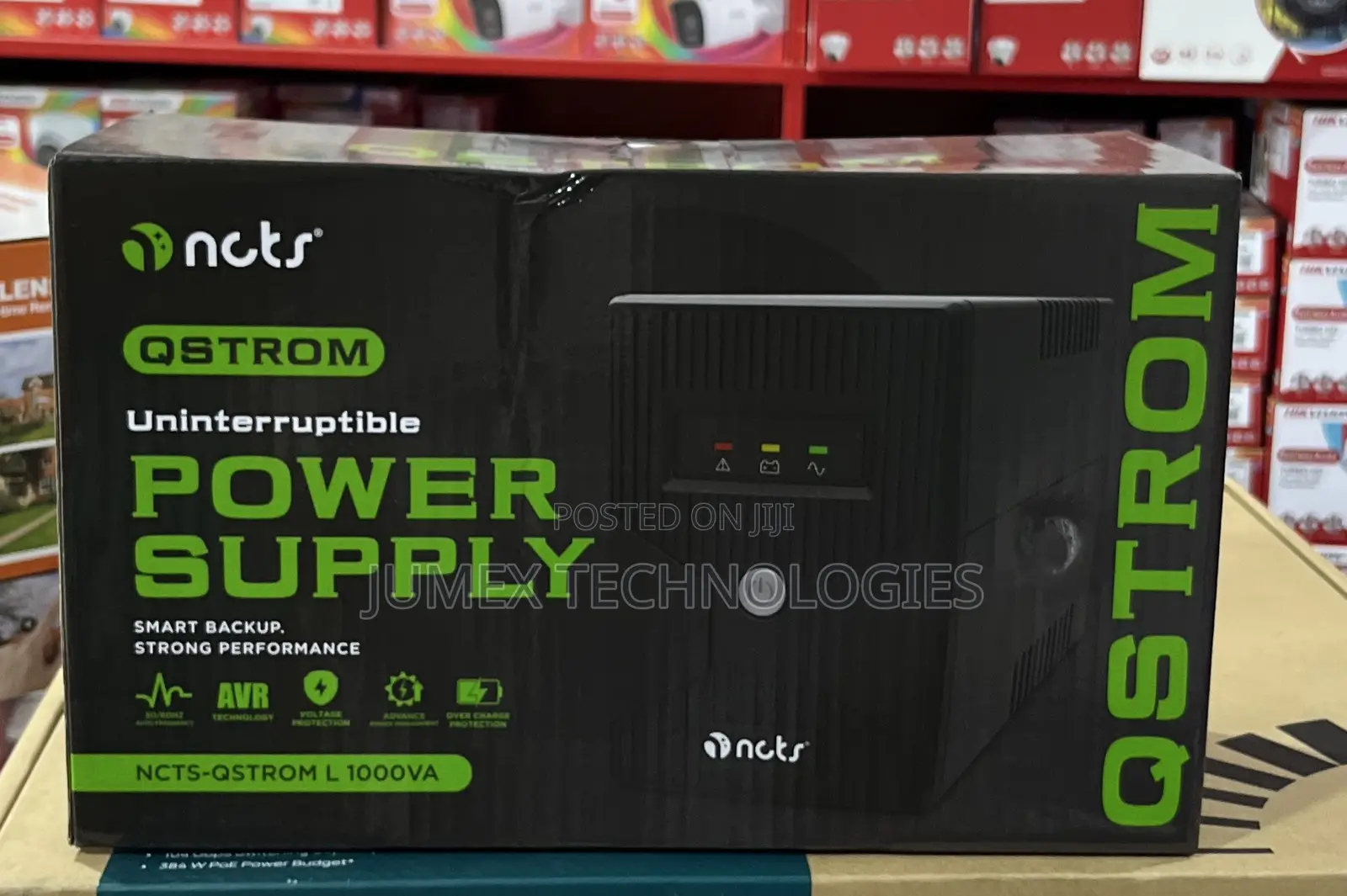 1000va Ups 600w NCTS Uninterrupted Power Supply Smart Backup Qstrom