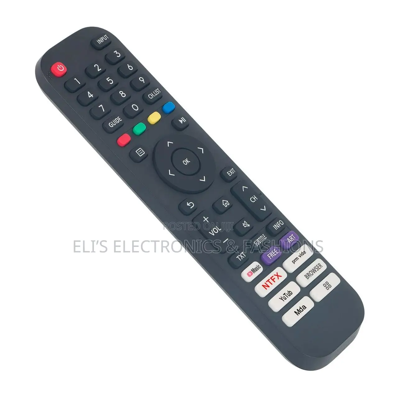 Bruhm and Hisense Smart Android Led TV Remote Control