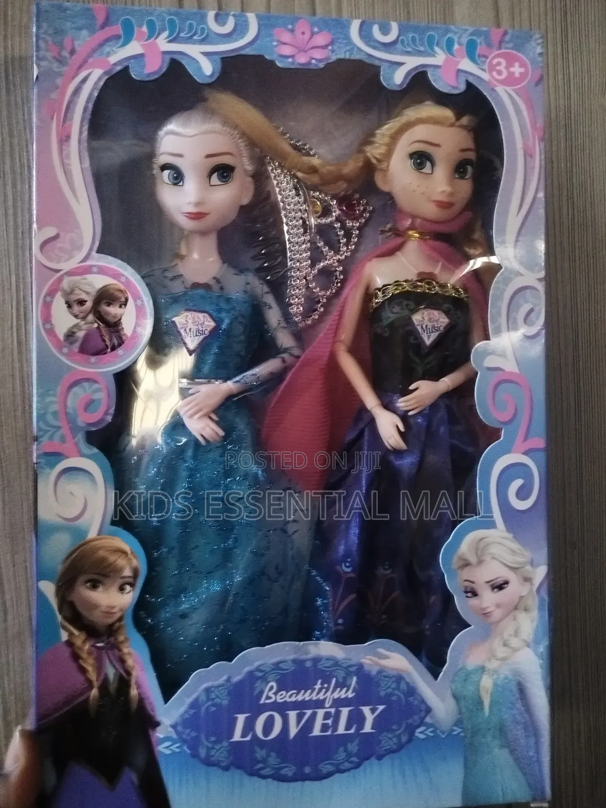 Elsia and Anna of Frozen Baby Doll Set F