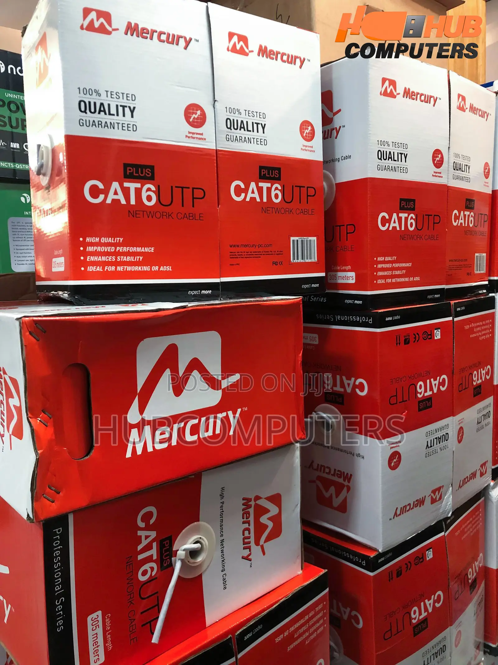 Mercury Cat6 Utp Lan Cable 305m
