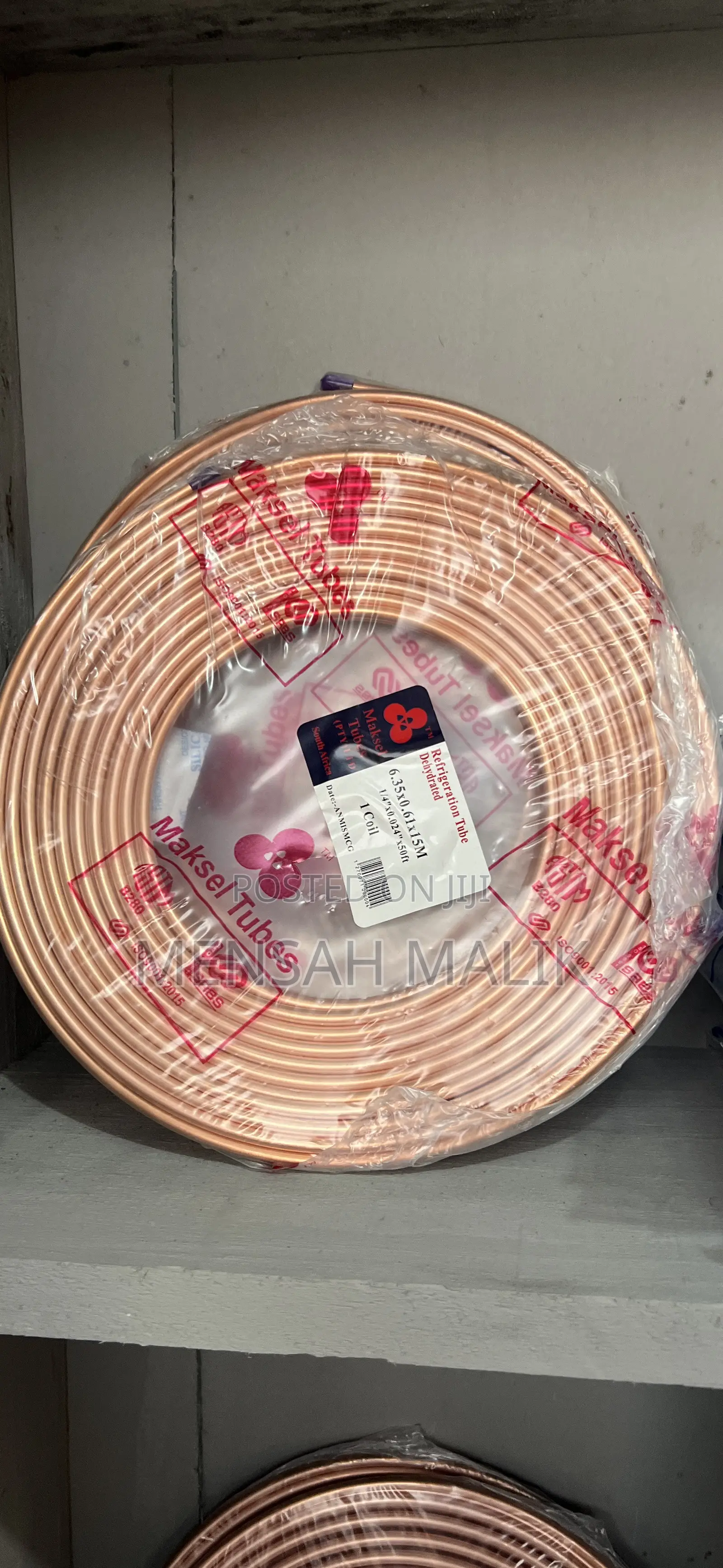 1/4 “ Maksel South Africa Pipe