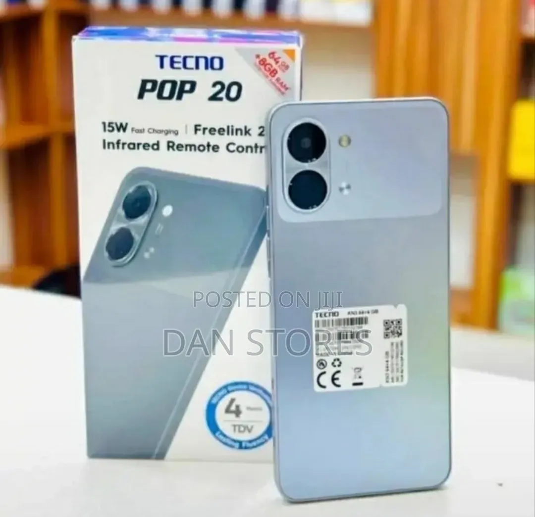 New Tecno Pop 20 64 GB Black