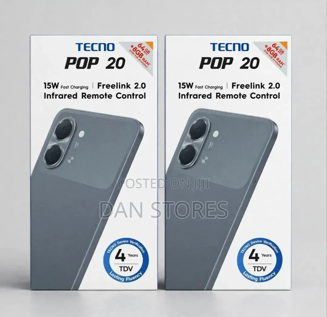 New Tecno Pop 20 64 GB Black