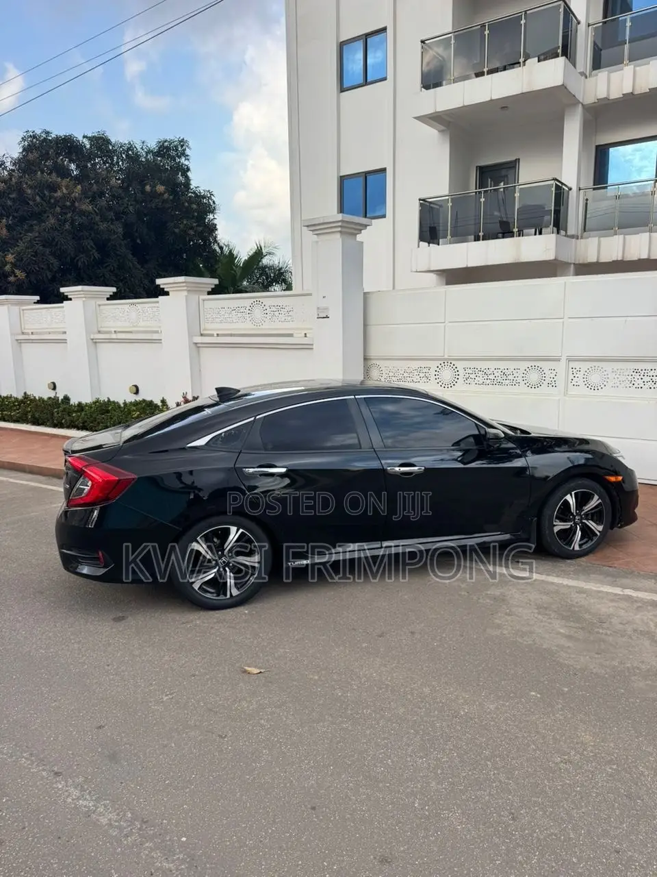 Honda Civic Touring 4dr Sedan (1.5L 4cyl) 2017 Black