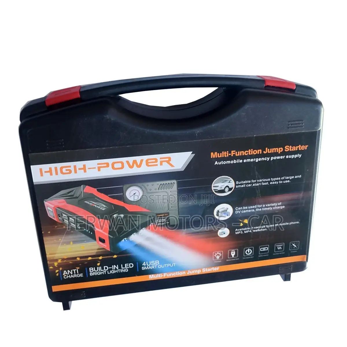 New Battery Jump Starter and Tyre Inflator (Multifunction Jumper)