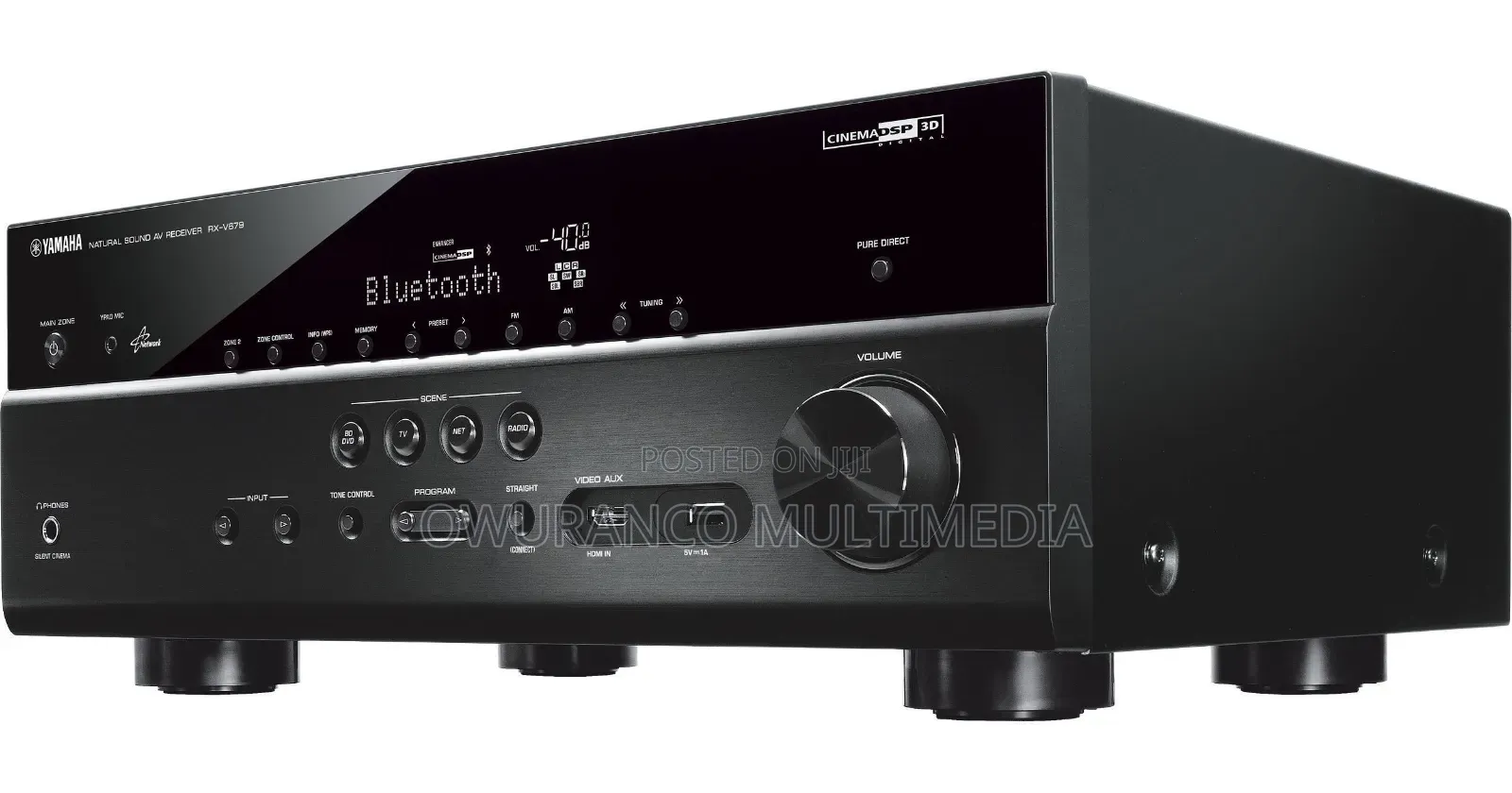 Yamaha RX-V679BL 7.2-Channel Bluetooth AV Receiver (Black)