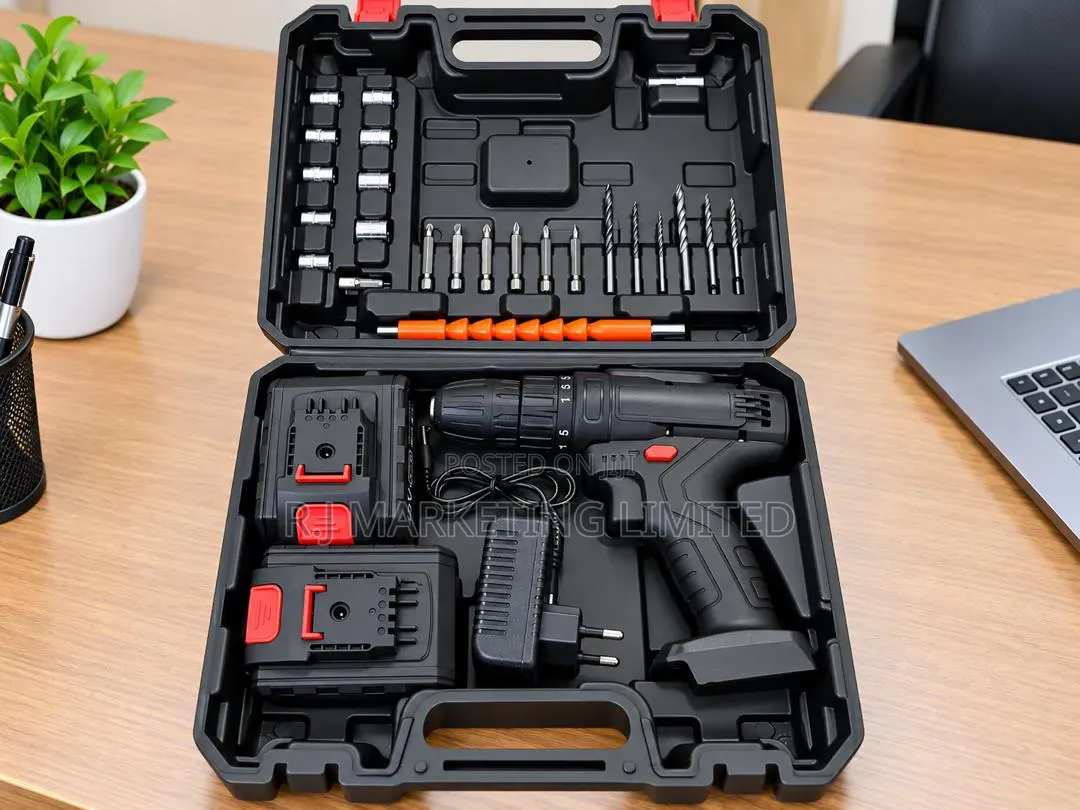 Cordless Drill and Screw Driver Set Tools Box Rechargeable Machine