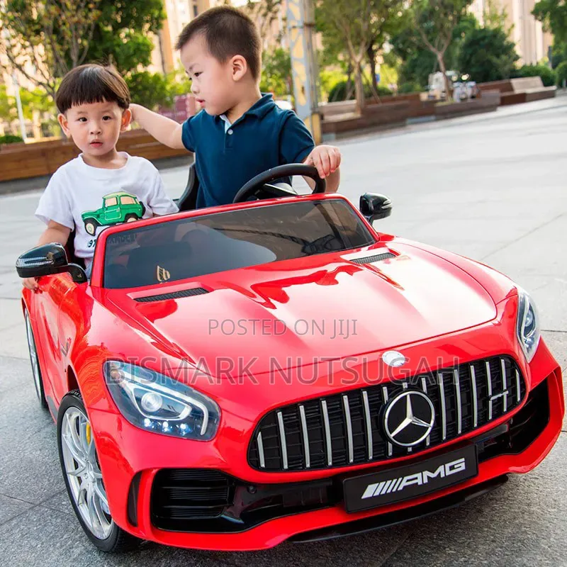 Red Mercedes-Benz AMG GTR Electric Ride-on Toy Car