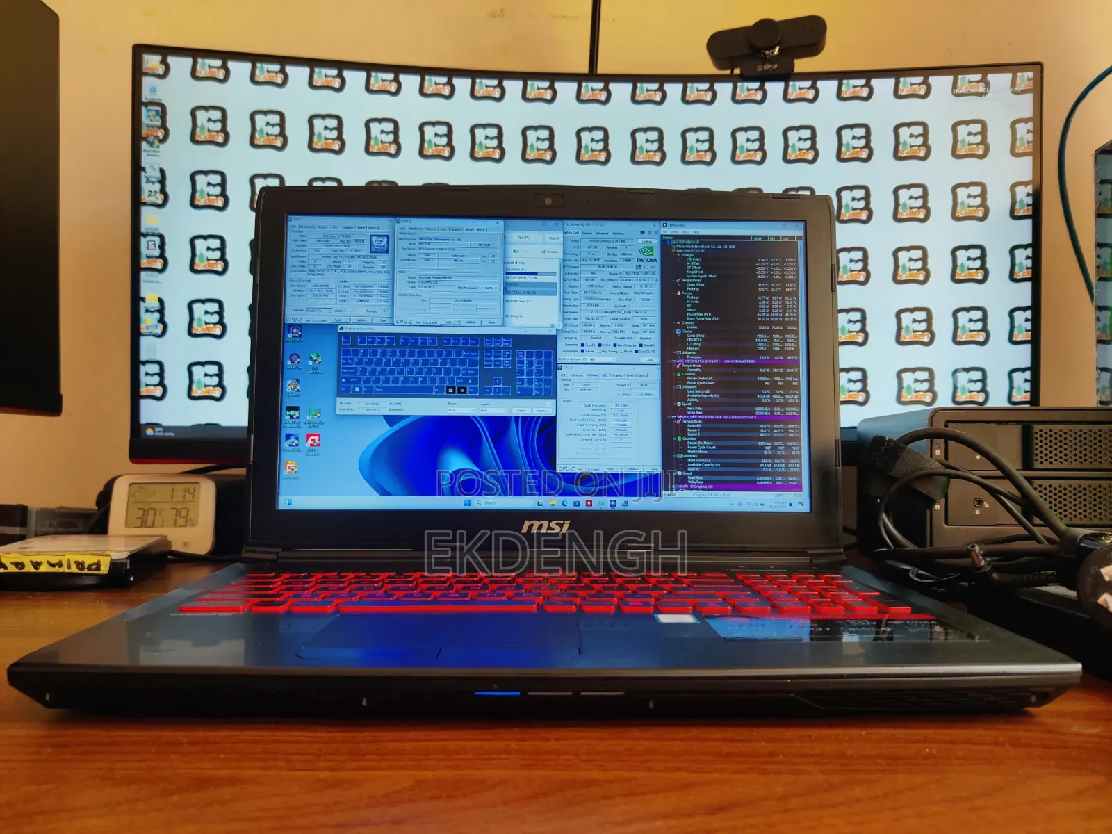 Laptop MSI GL62VR 7RFX 8GB Intel Core i5 HDD+SSD 750GB