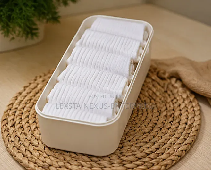 Mid-Calf Socks- White 6 in a Box