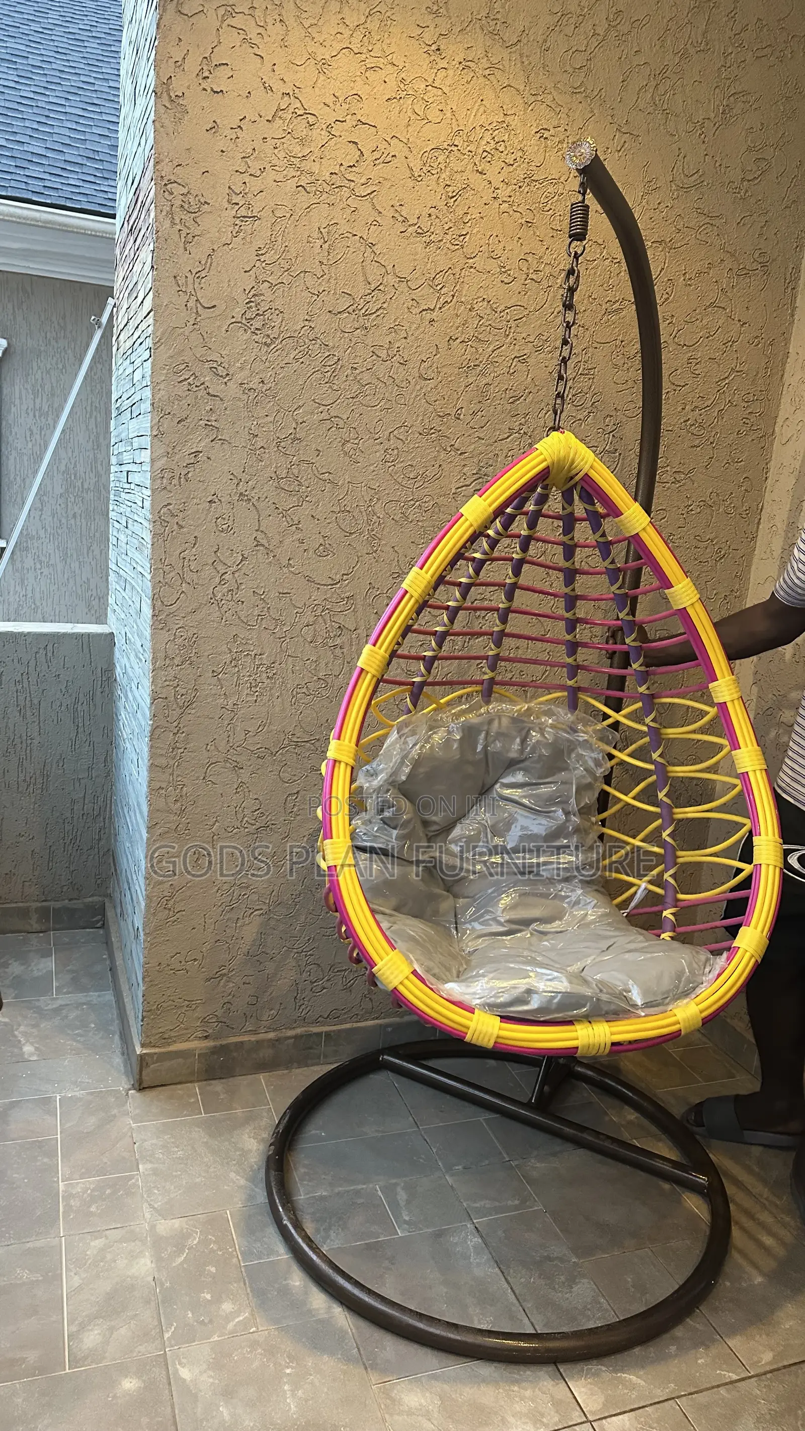 Rattan Hanging Swing Egg Chair
