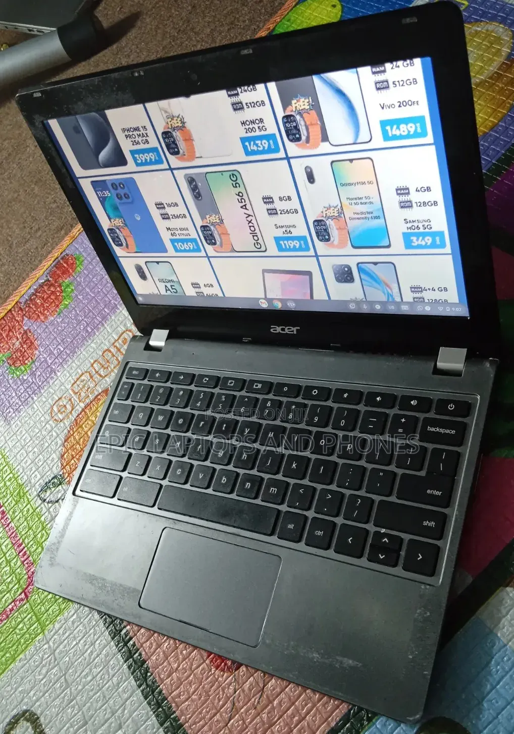 Laptop Acer Chromebook 15 CB315 4GB Intel Celeron eMMC 60GB
