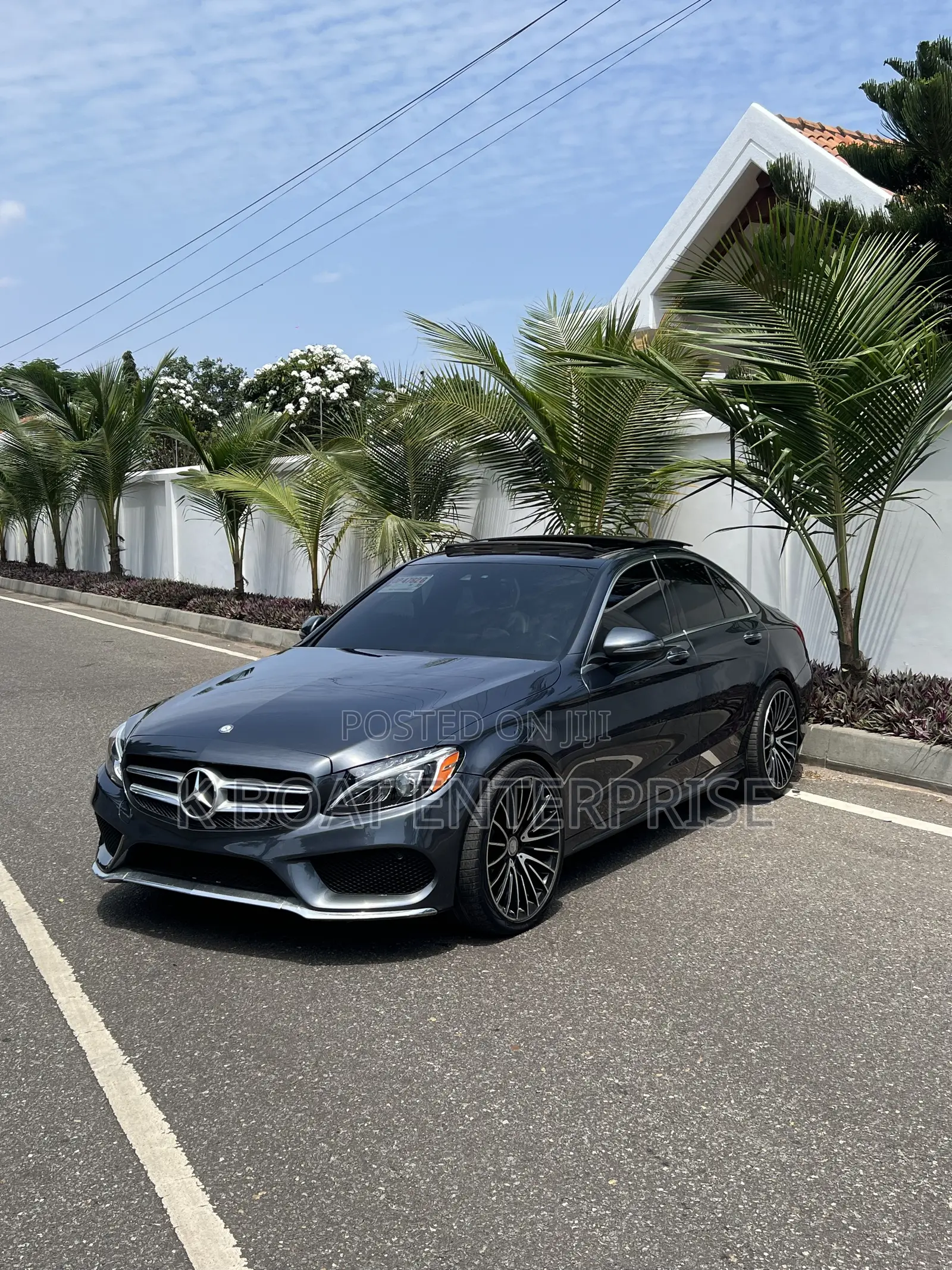 Mercedes-Benz C300 Sport 4Matic Sedan AWD (2.0L 4cyll 7A) 2016 Gray