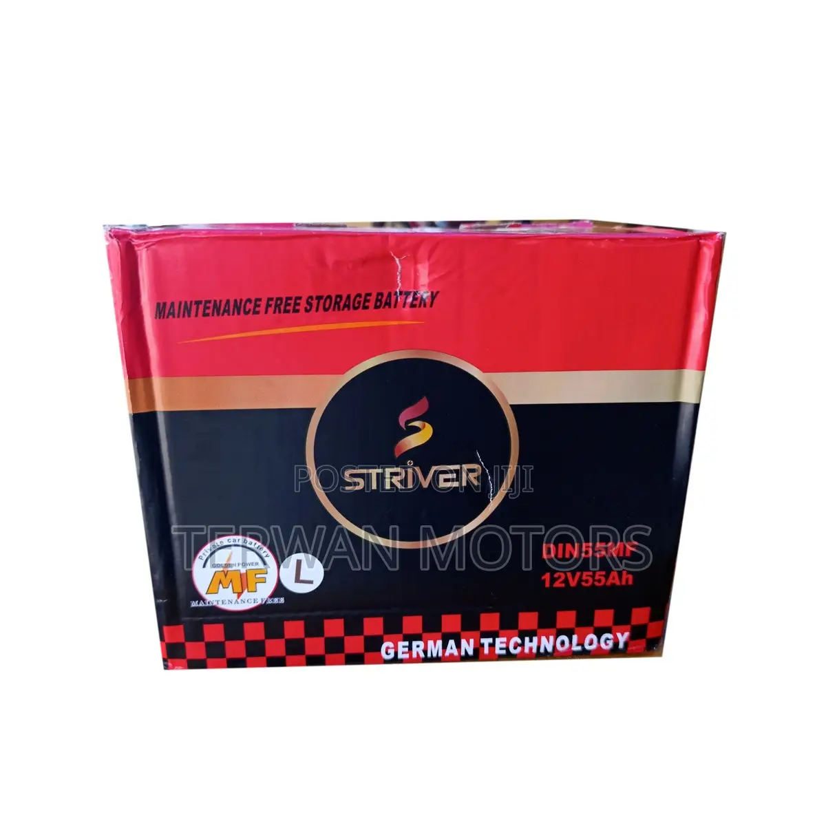 Premium Car Battery (55AH / 13 Plates) – German Technology