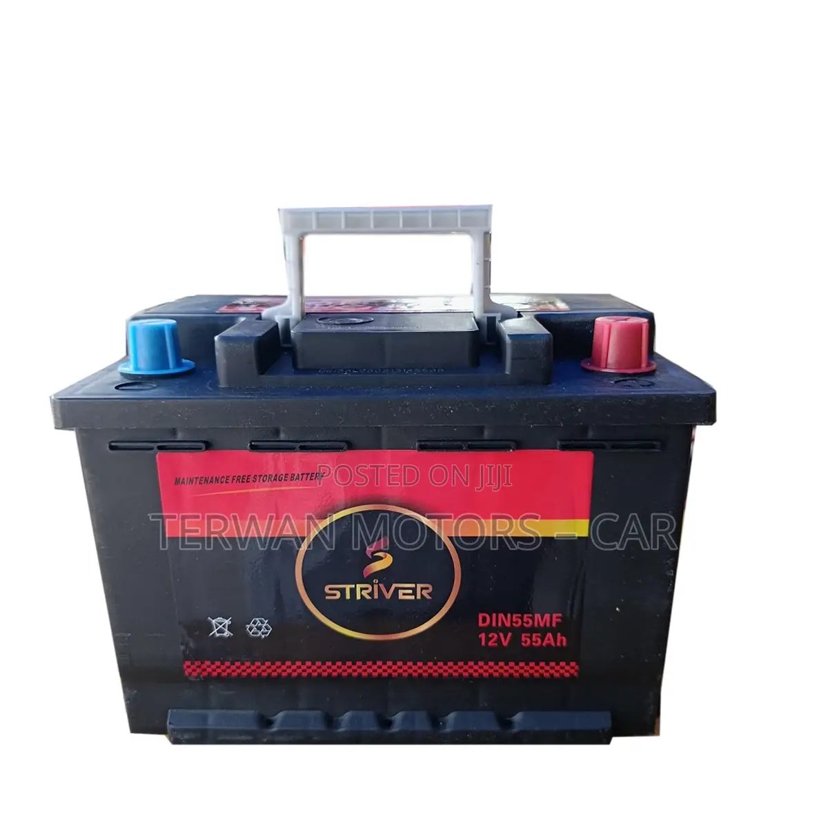 Premium Car Battery (55AH / 13 Plates) – German Technology