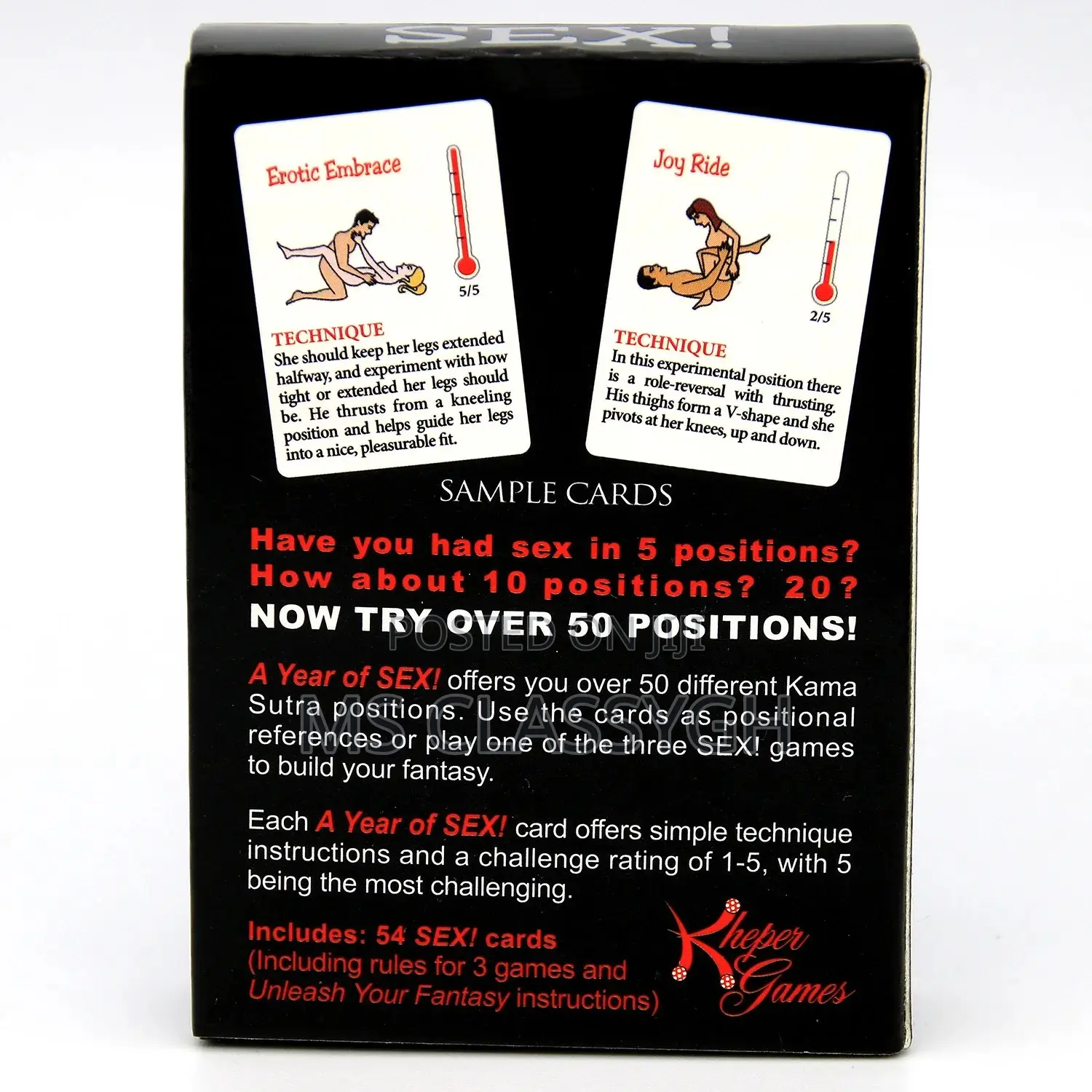 A Year of Sex-54 Sexual Position Cards