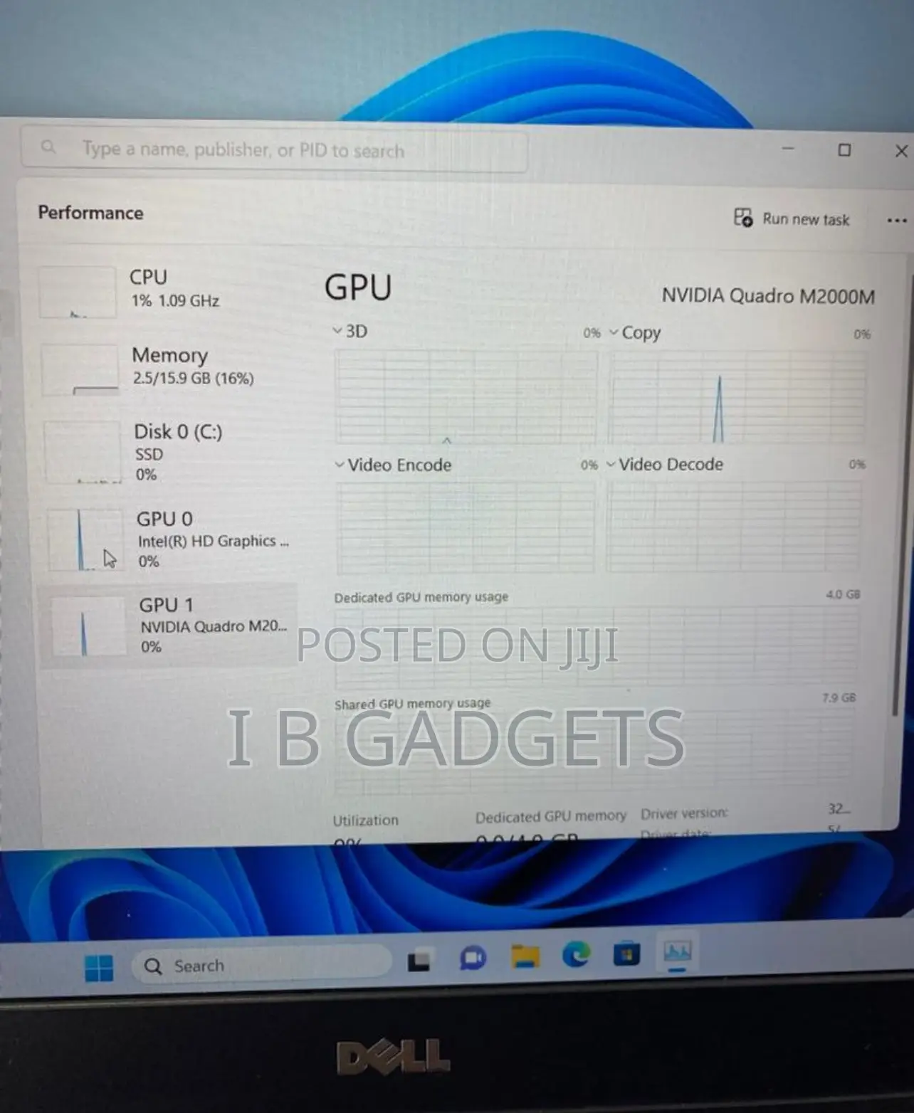 Laptop Dell Precision 7510 16GB Intel Core i7 SSD 256GB