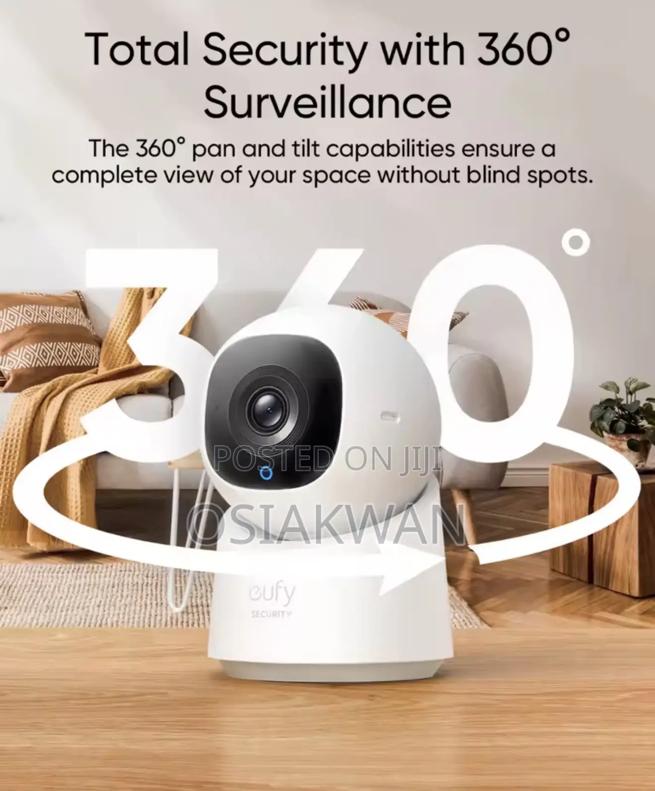 Eufy Security Indoor Cam C220 2K Resolution Security Camera With 360°
