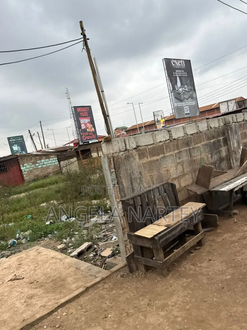 Two Plots for Sale by Main Manet Road