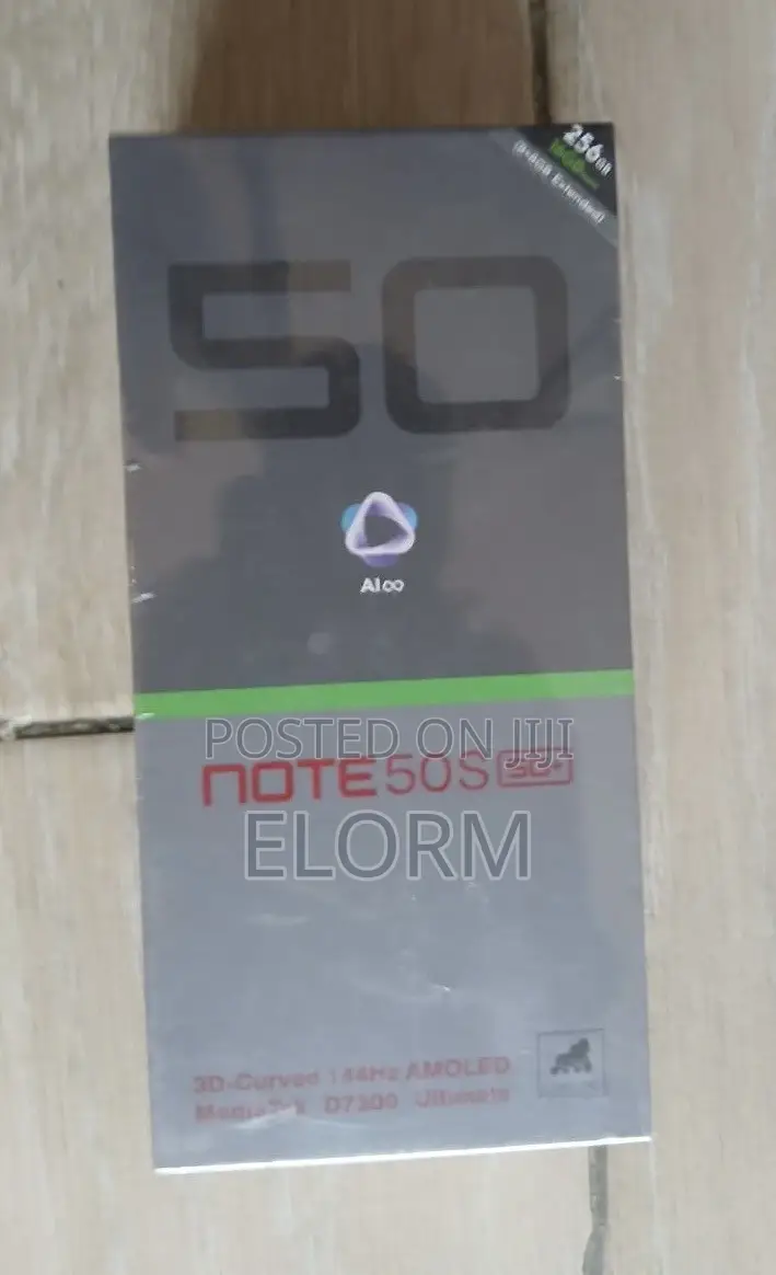 New Infinix Note 50s 256 GB Black