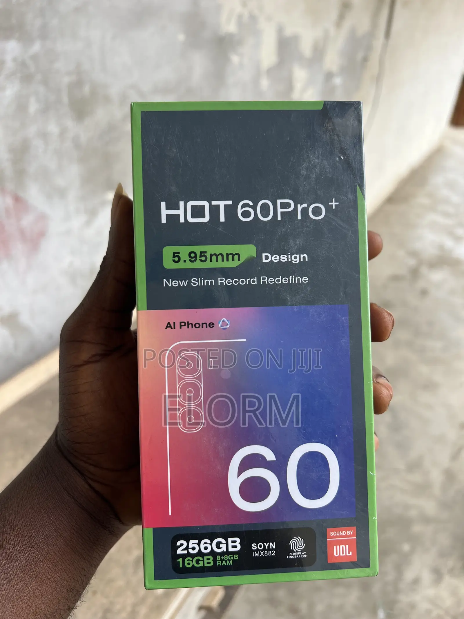 New Infinix Hot 60 Pro+ 256 GB Black
