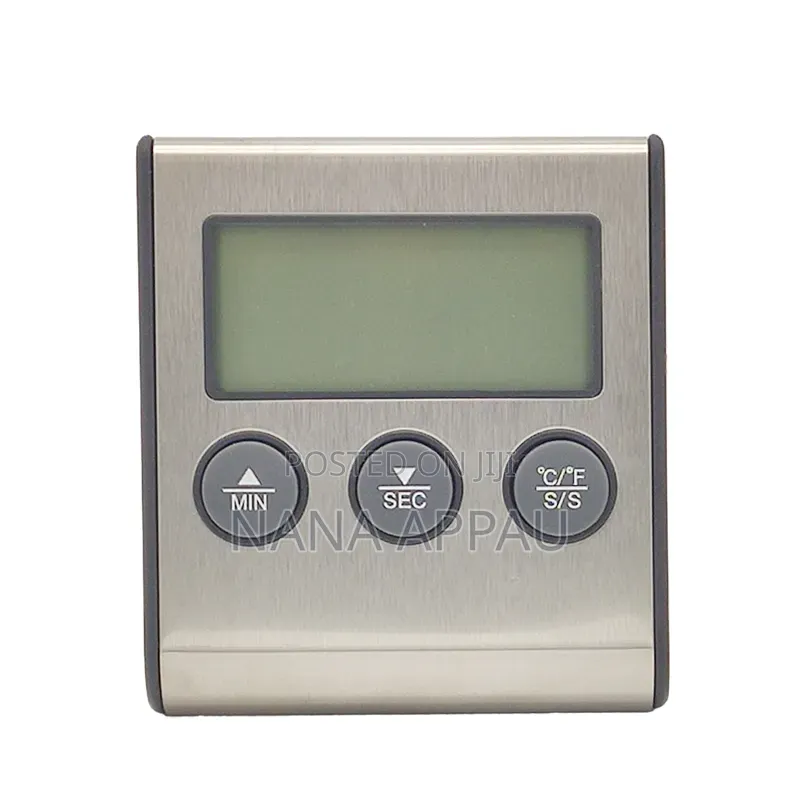 Digital Kitchen Oven Thermometer With Probe and Timer,