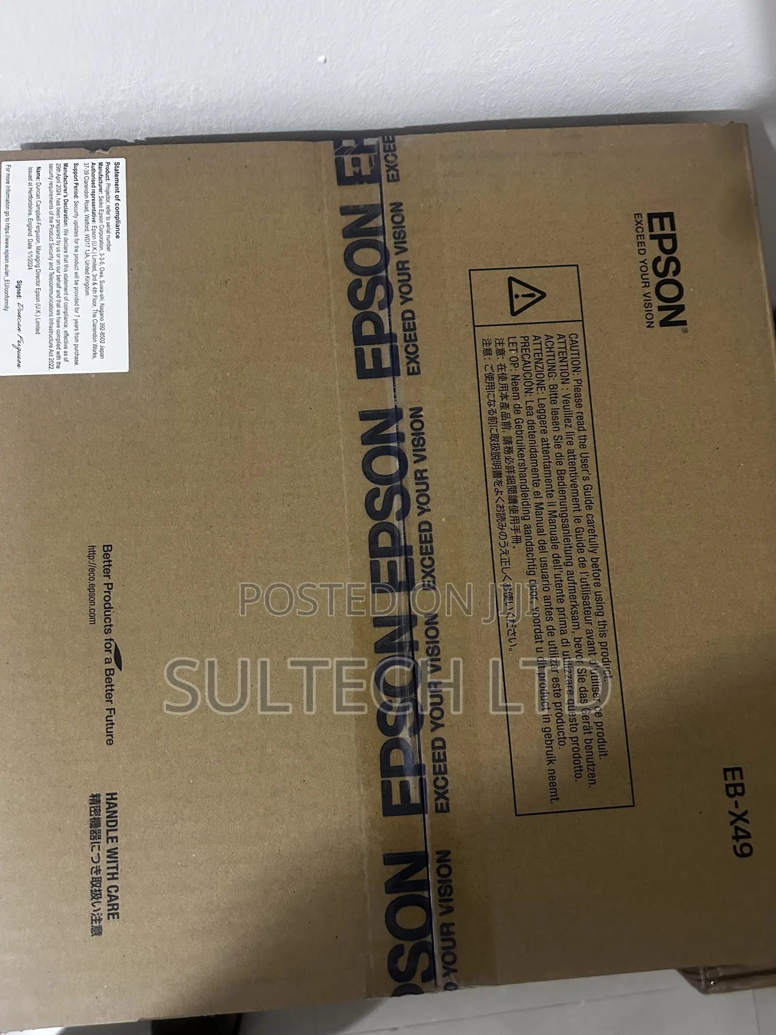 Epson EB-X49 3LCD Projector