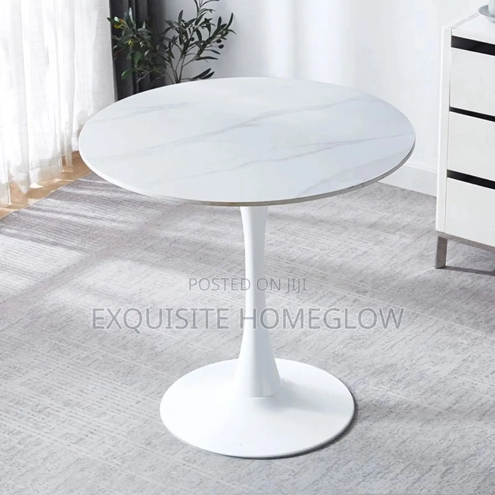 Marble Top Dining Table Available in 80cm(2-3seater)