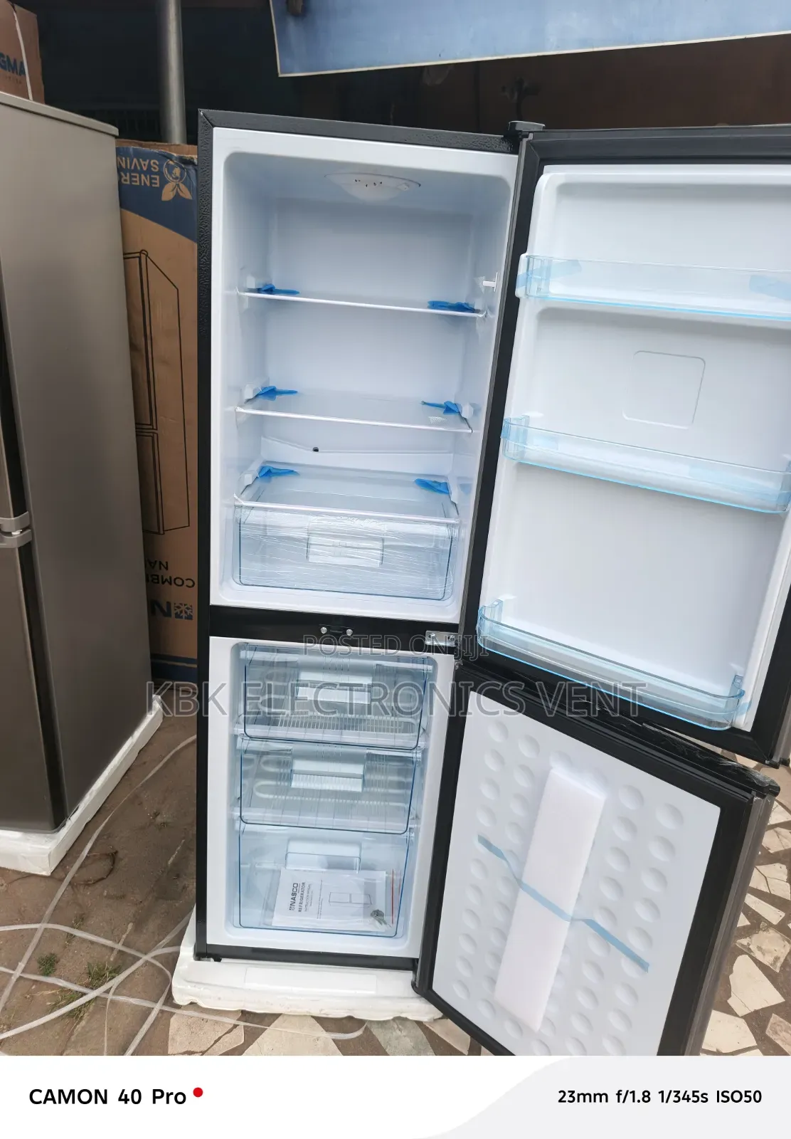 Nasco 152Liter Double Door Refrigerator