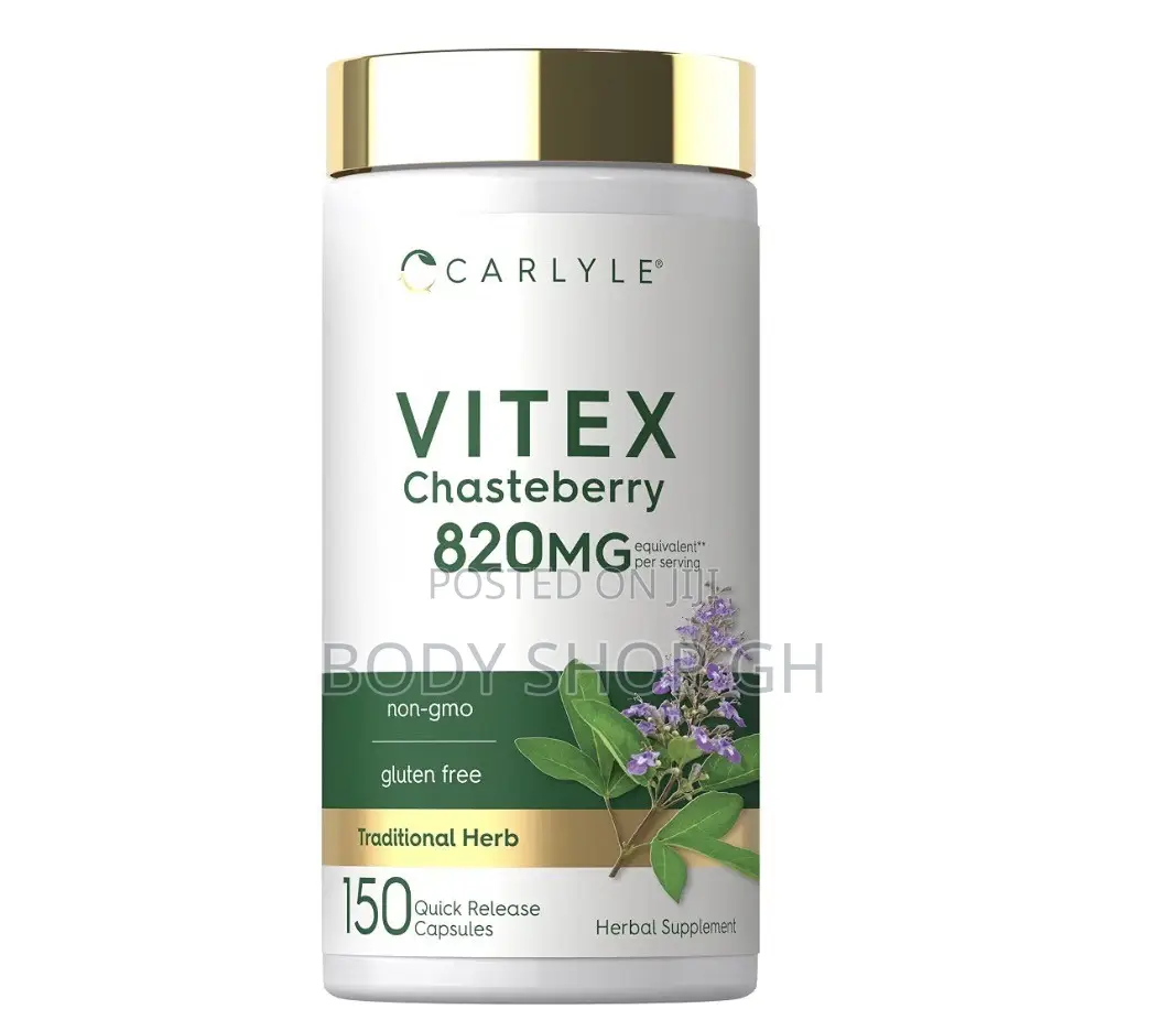 Carlyle Vitex Chasteberry Supplement | 150 Capsules Vitex