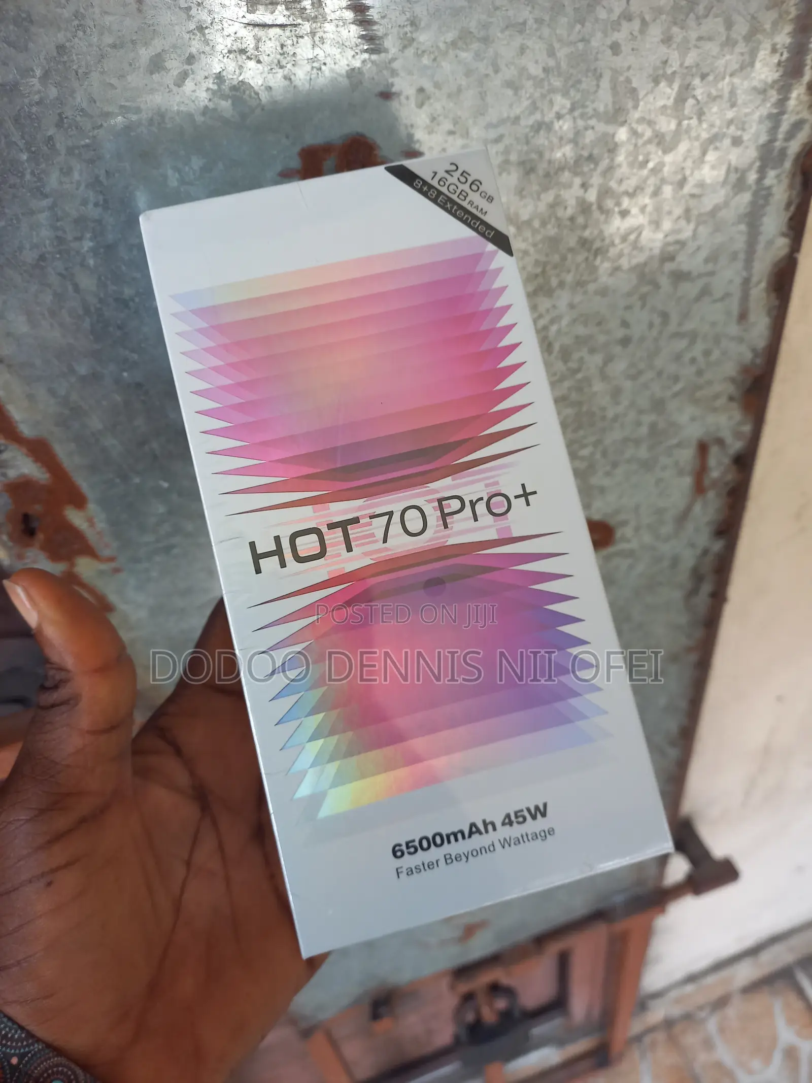 New Infinix Hot 70 Pro 5G+ 256 GB Gray