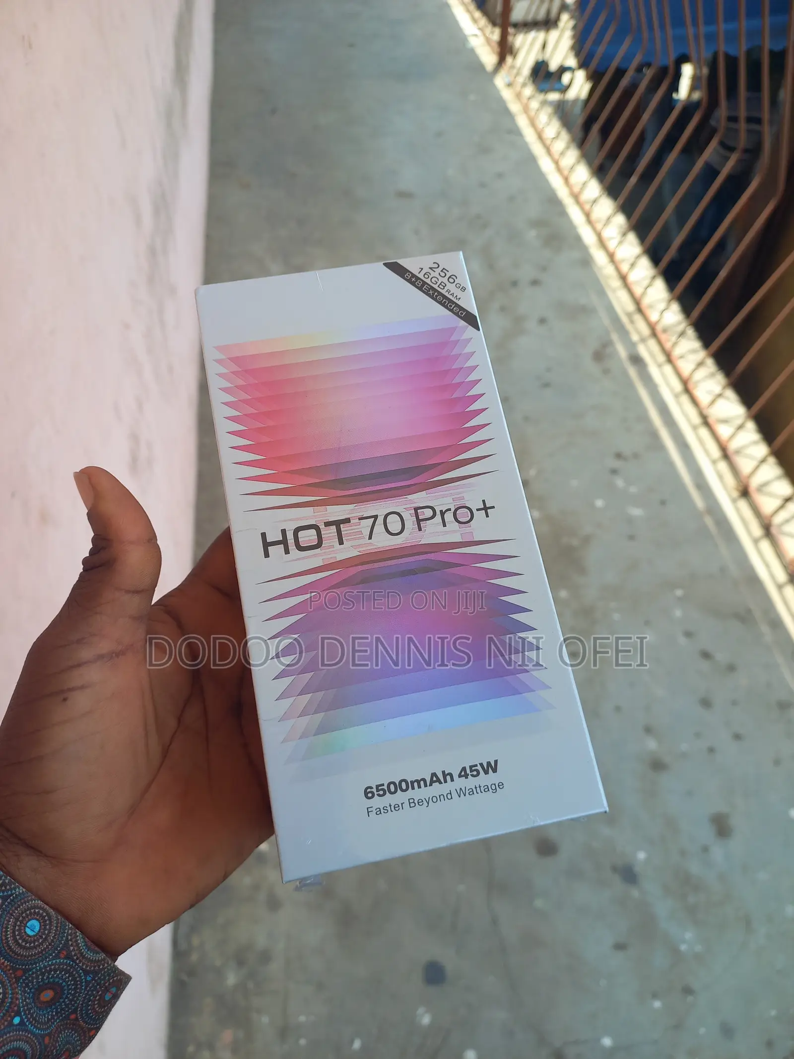 New Infinix Hot 70 Pro 5G+ 256 GB Gray