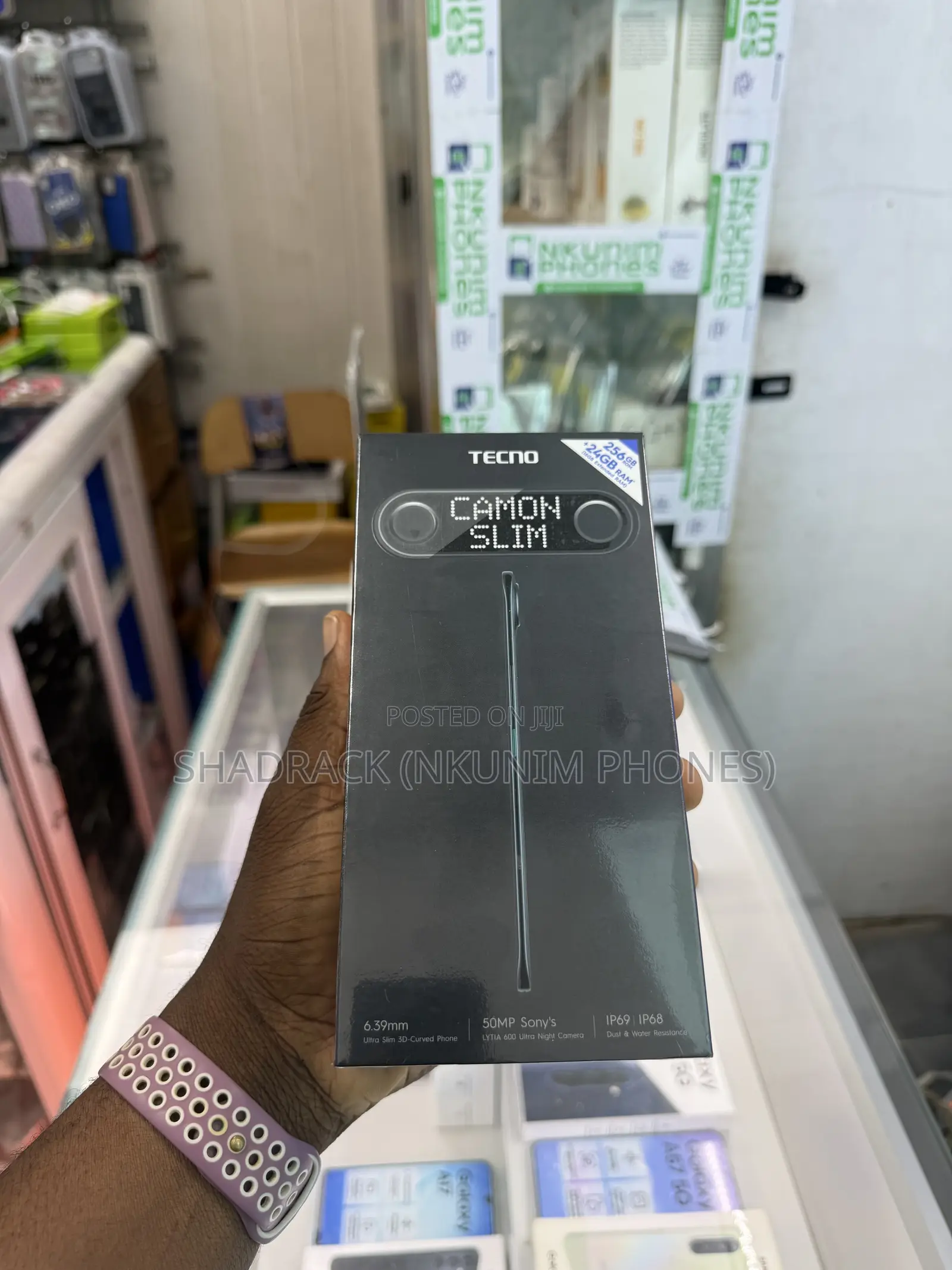 New Tecno Camon Slim 256 GB Gray