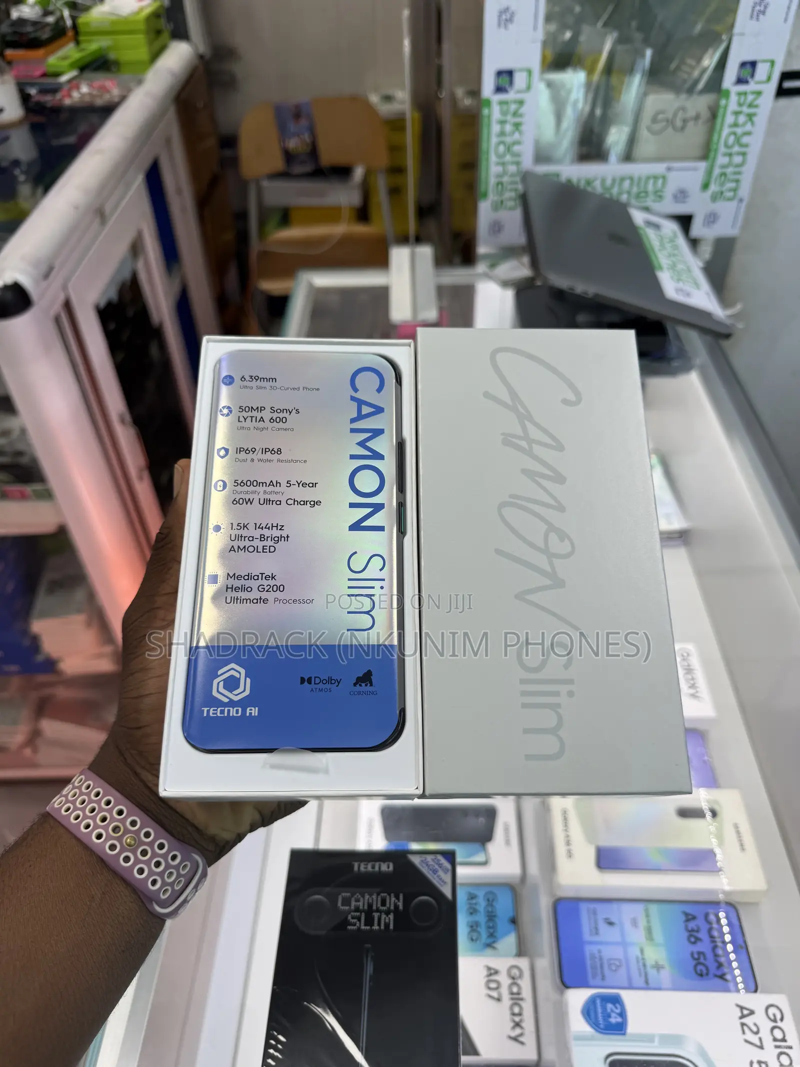 New Tecno Camon Slim 256 GB Gray