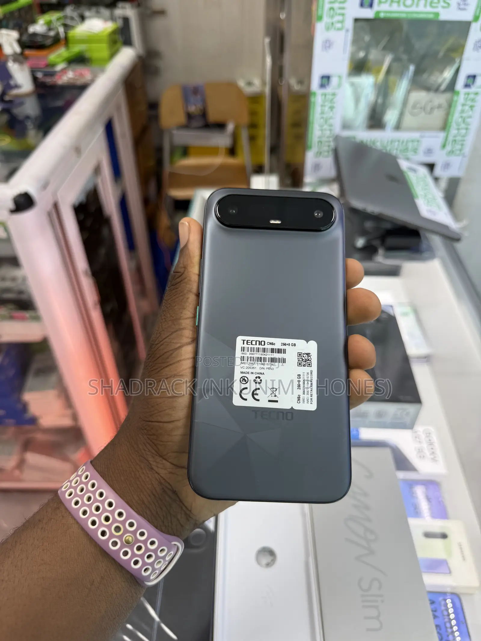 New Tecno Camon Slim 256 GB Gray