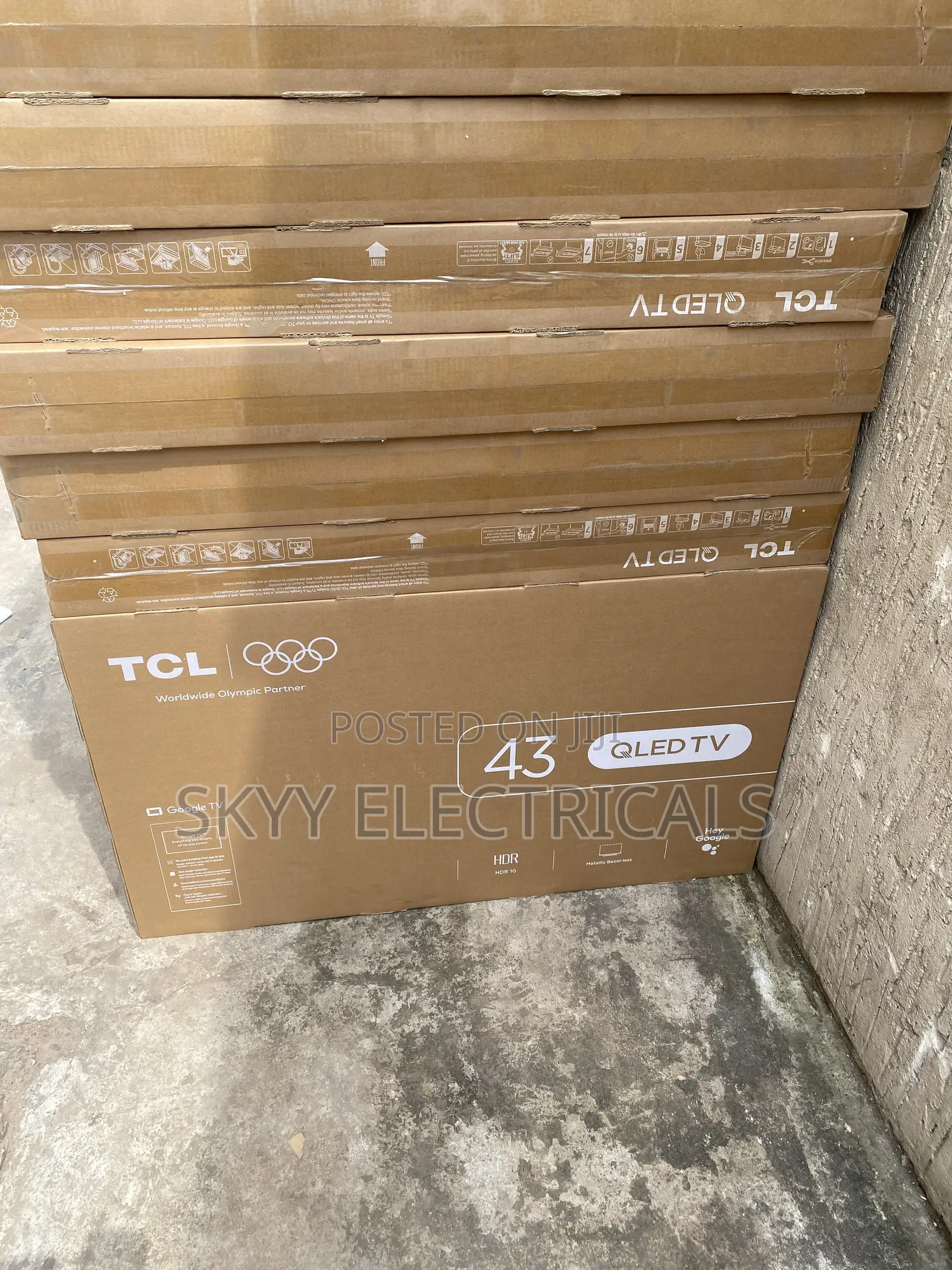 New TCL 43’smart Qled Satellite TV